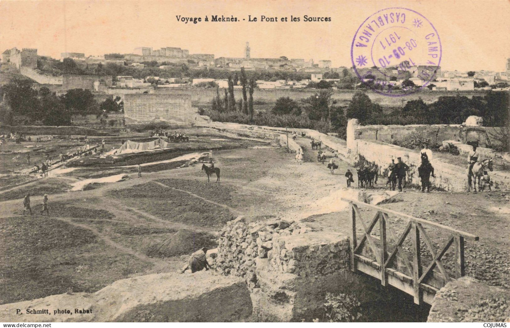 MAROC _S28816_ Le Pont Et Les Sources - Voyage à Meknès - Meknes