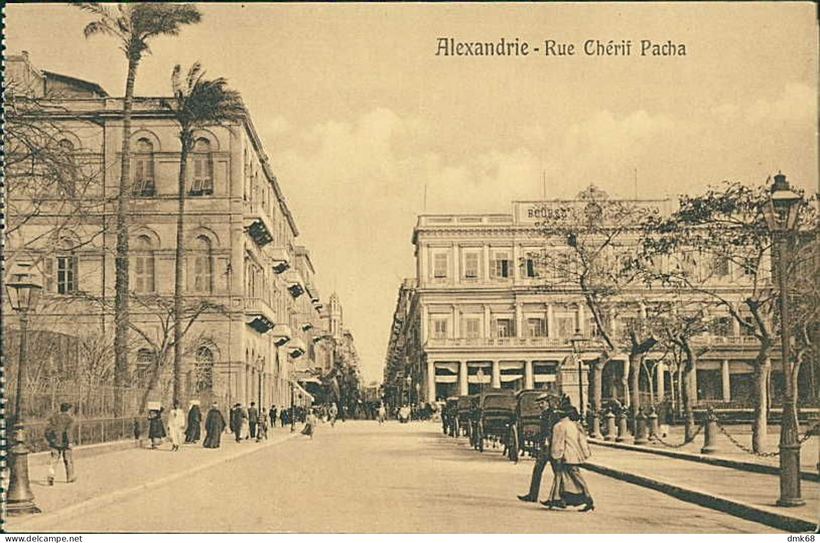 EGYPT - ALEXANDRIA / ALEXANDRIE - RUE CHERIF PACHA - EDIT THE CAIRO POSTCARD TRUST - 1910s (12613) - Alexandrië