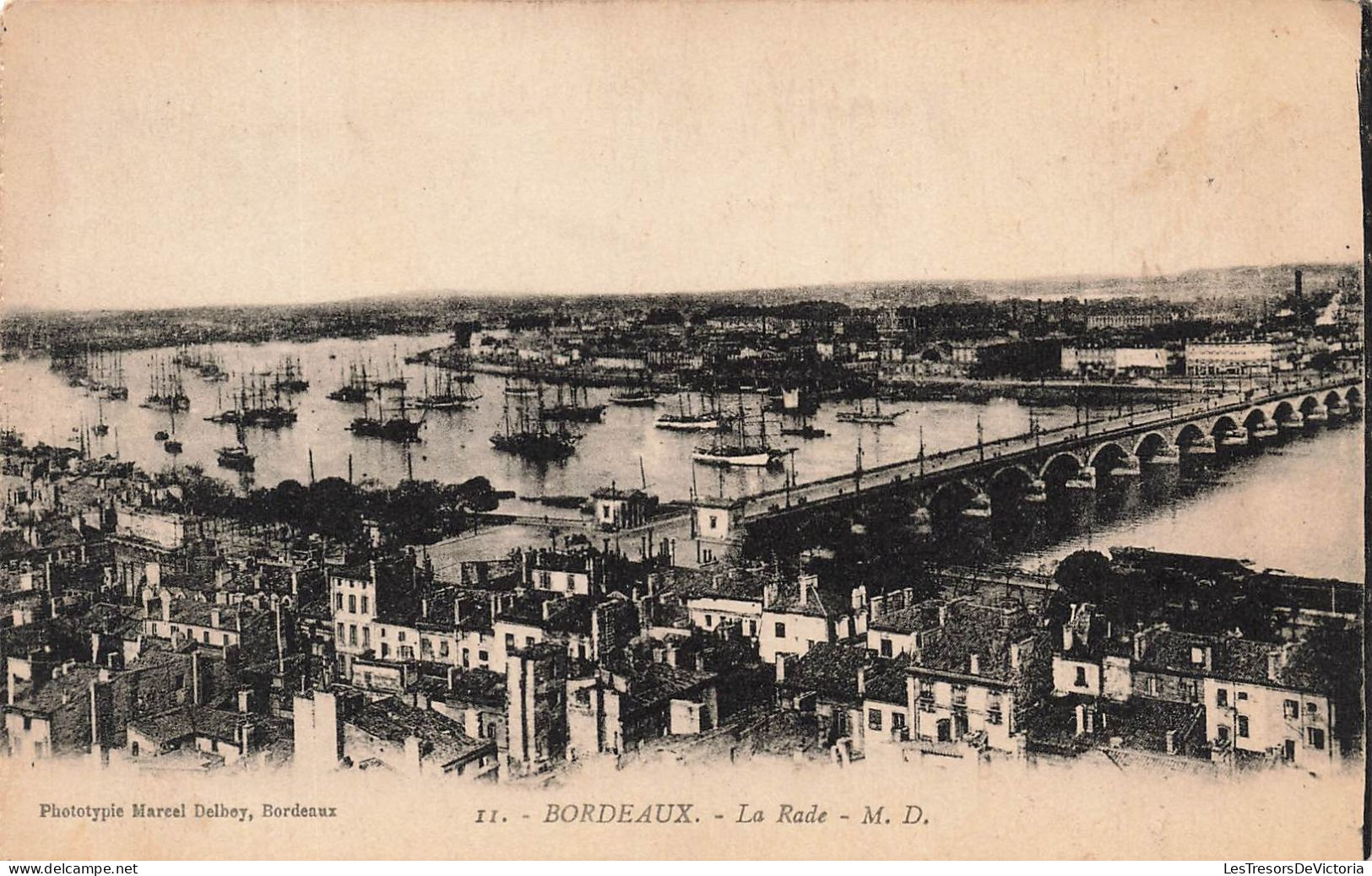 FRANCE - Bordeaux - La Rade - Vue Générale - Carte Postale Ancienne - Bordeaux