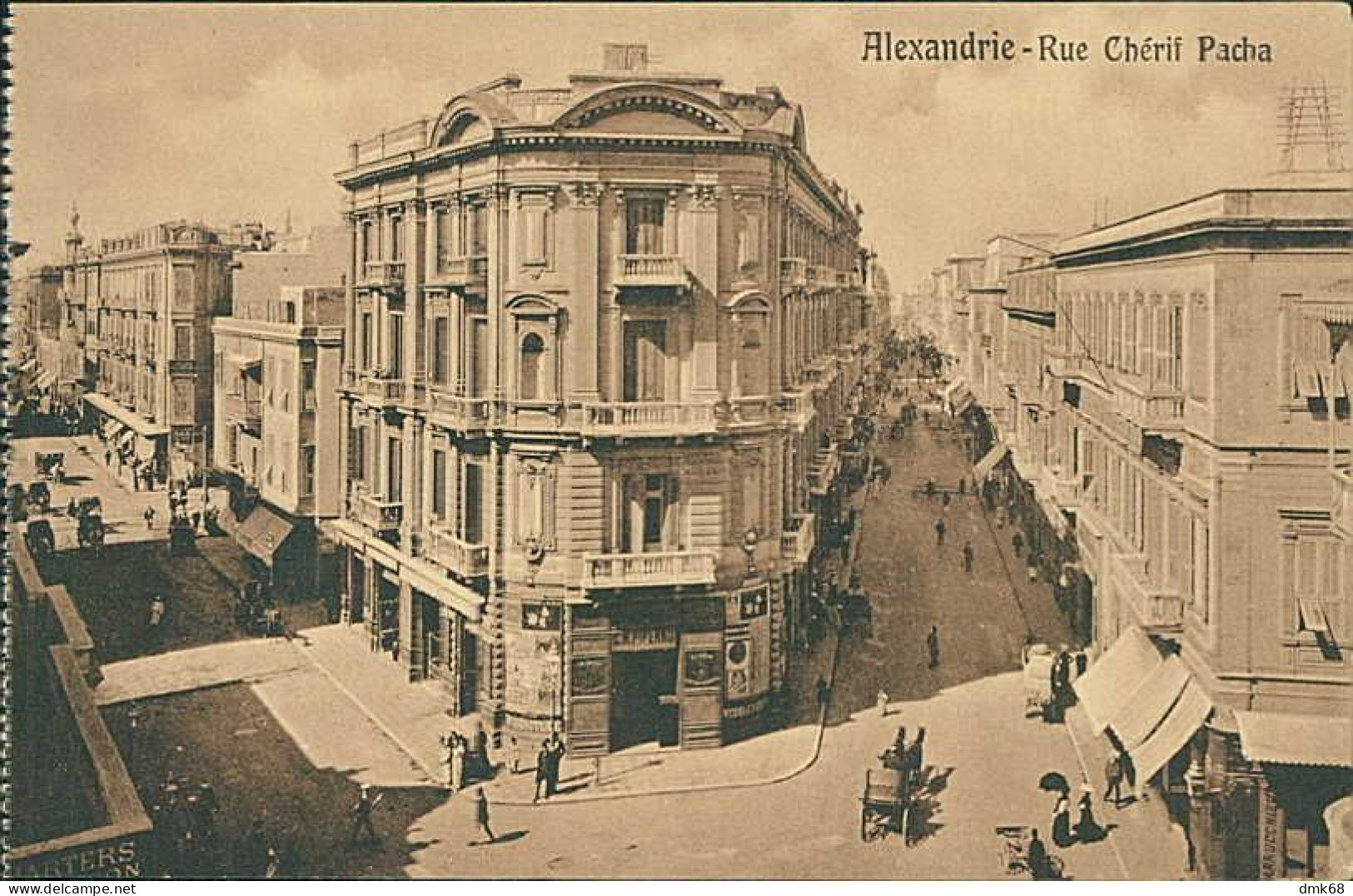 EGYPT - ALEXANDRIA / ALEXANDRIE - RUE CHERIF PACHA - EDIT THE CAIRO POSTCARD TRUST - 1910s (12614) - Alexandria