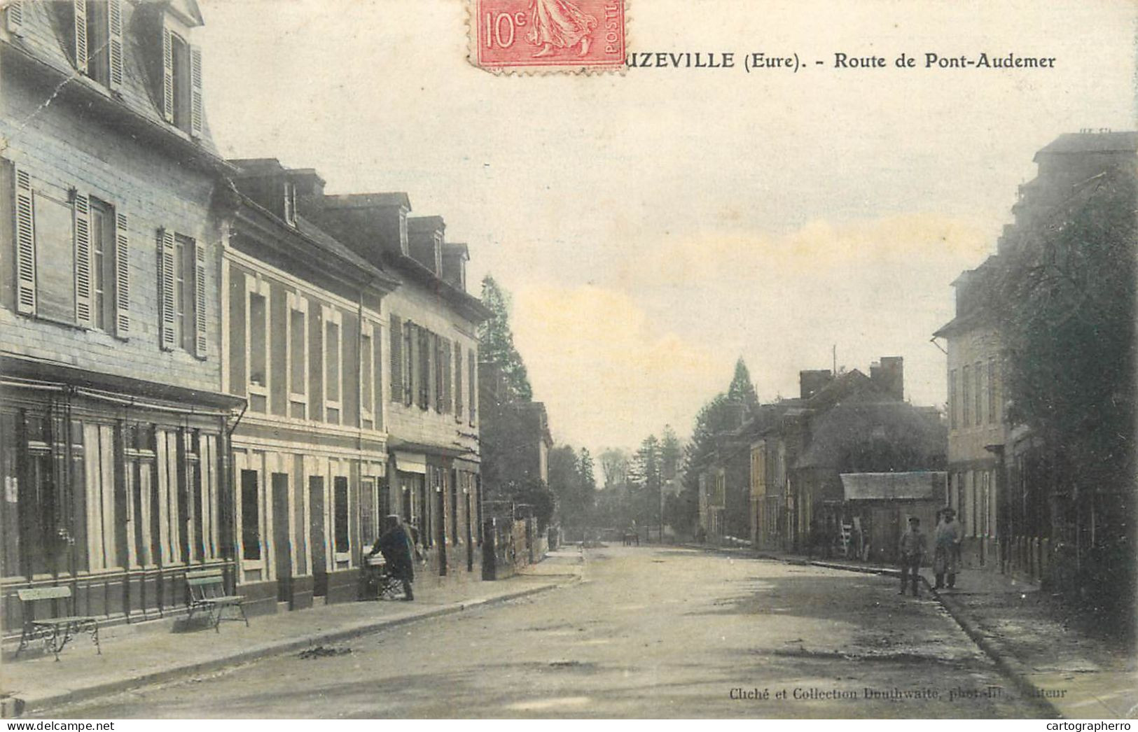 Beuzeville (Eure) - Route De Pont-Audemer - Autres & Non Classés