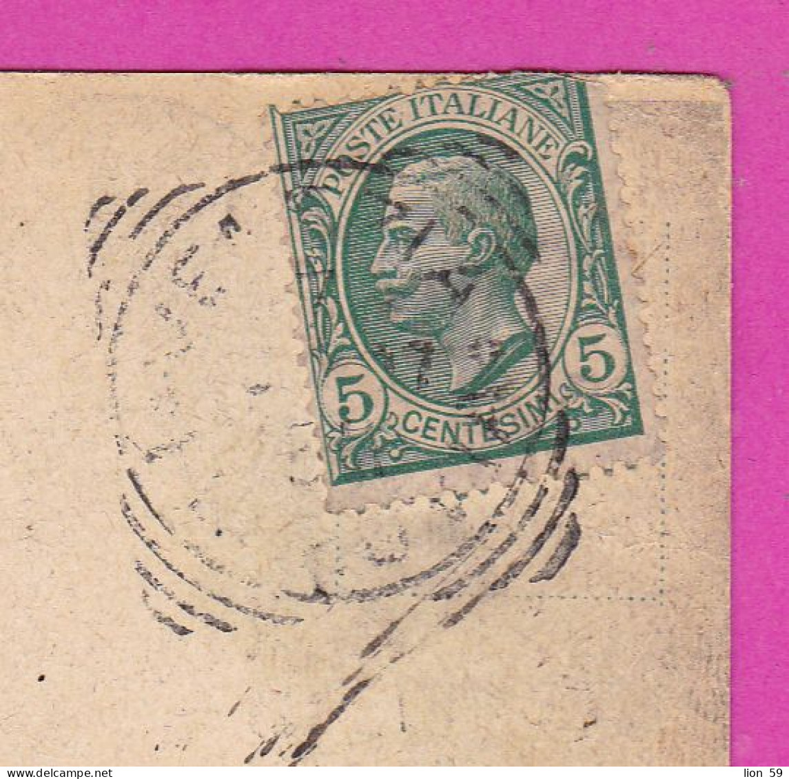 294086 / Italy - VENEZIA - Cortile Del Palazzo Ducale PC 1907 USED 5 Cent. Victor Emmanuel III , Victor Emmanuel III - Poststempel