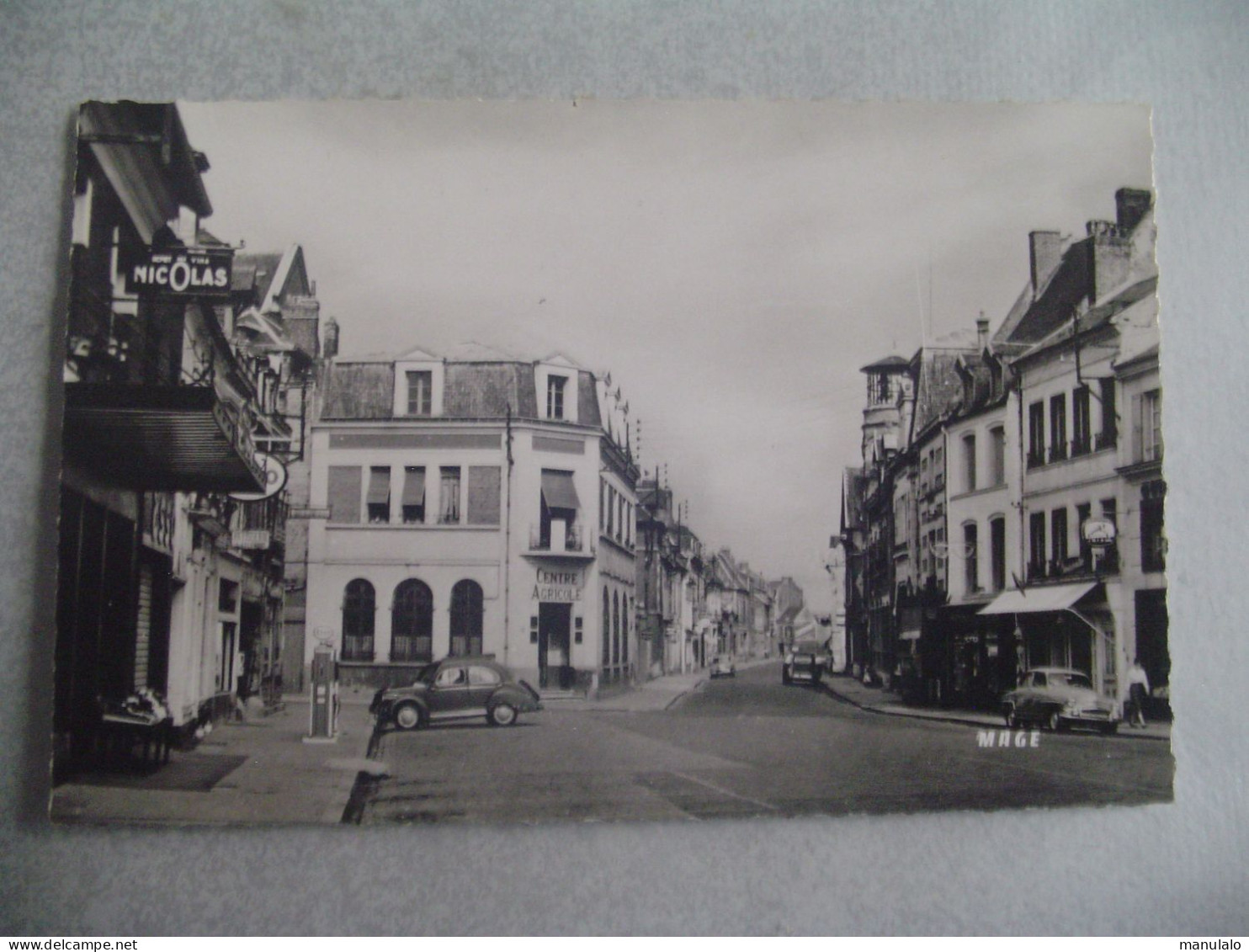 D 02 - La Fère - Place Paul Doumer - Rue Du Bourget - Centre Agricole, Vins Nicolas - Sonstige & Ohne Zuordnung