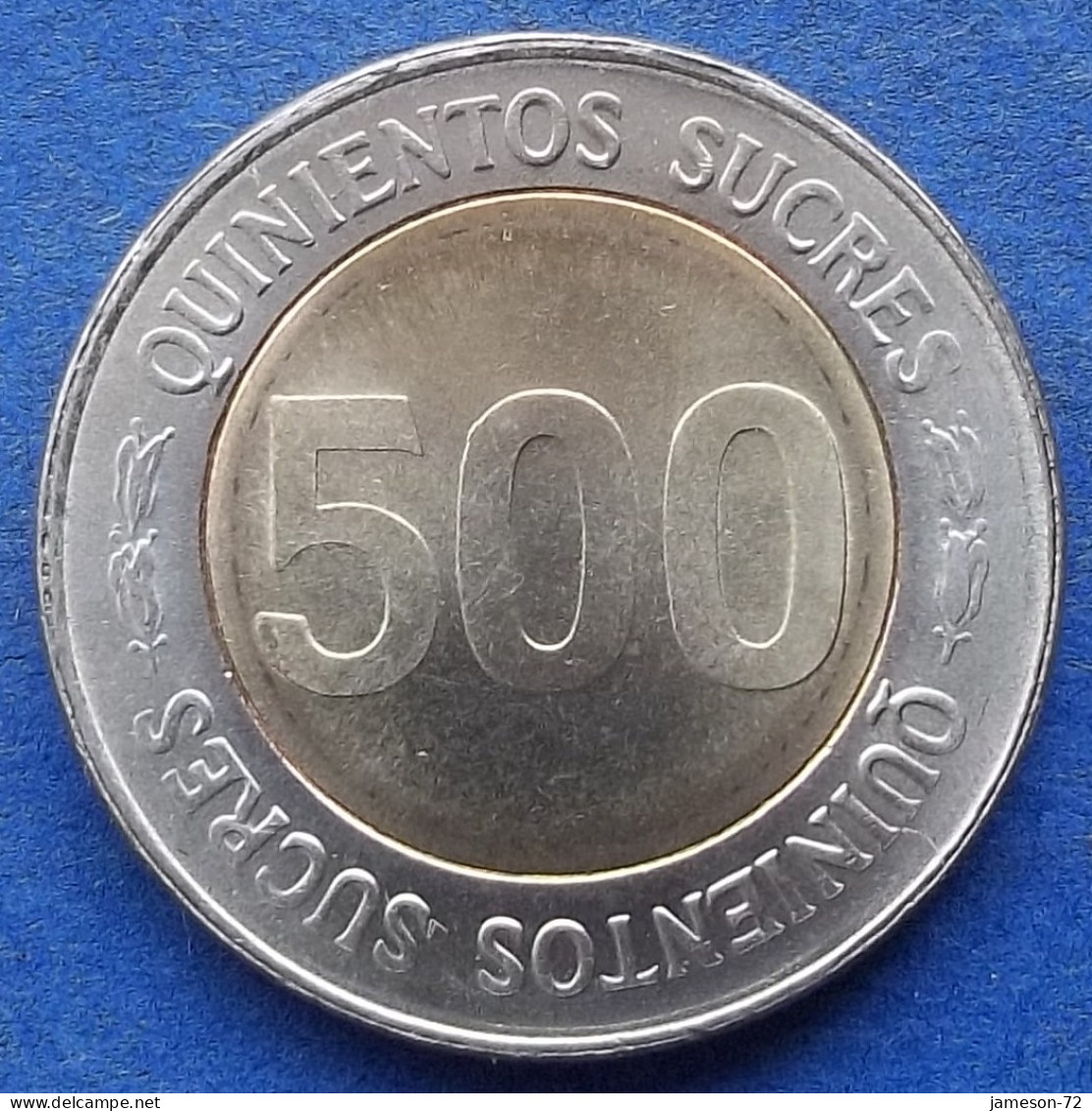 ECUADOR - 500 Sucres 1997 "Isidro Ayora" KM# 102 Decimal Coinage (1872-1999) - Edelweiss Coins - Ecuador