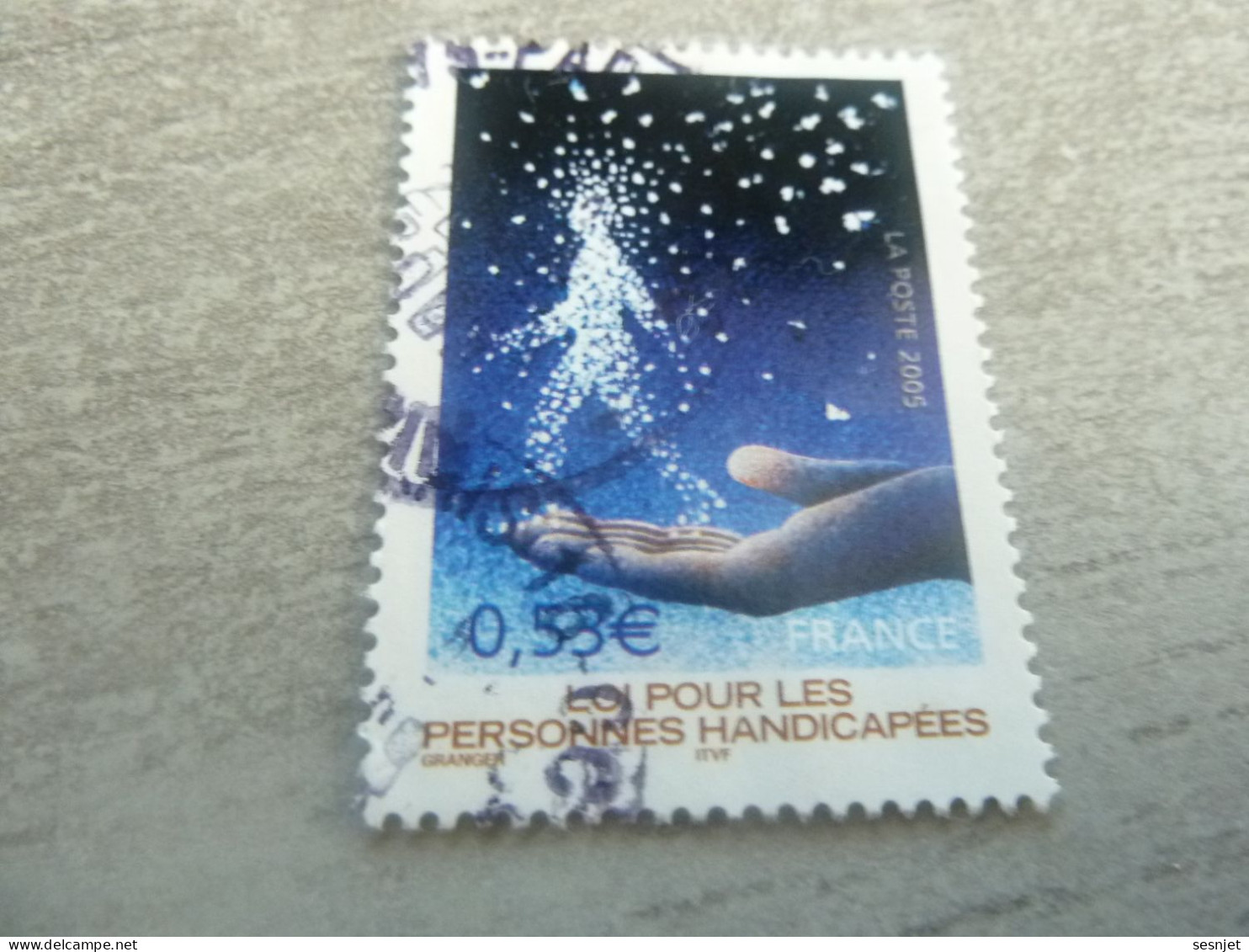 Loi Pour Les Personnes Handicapées - 0.53 € - Yt 3803 - Multicolore - Oblitéré - Année 2005 - - Used Stamps