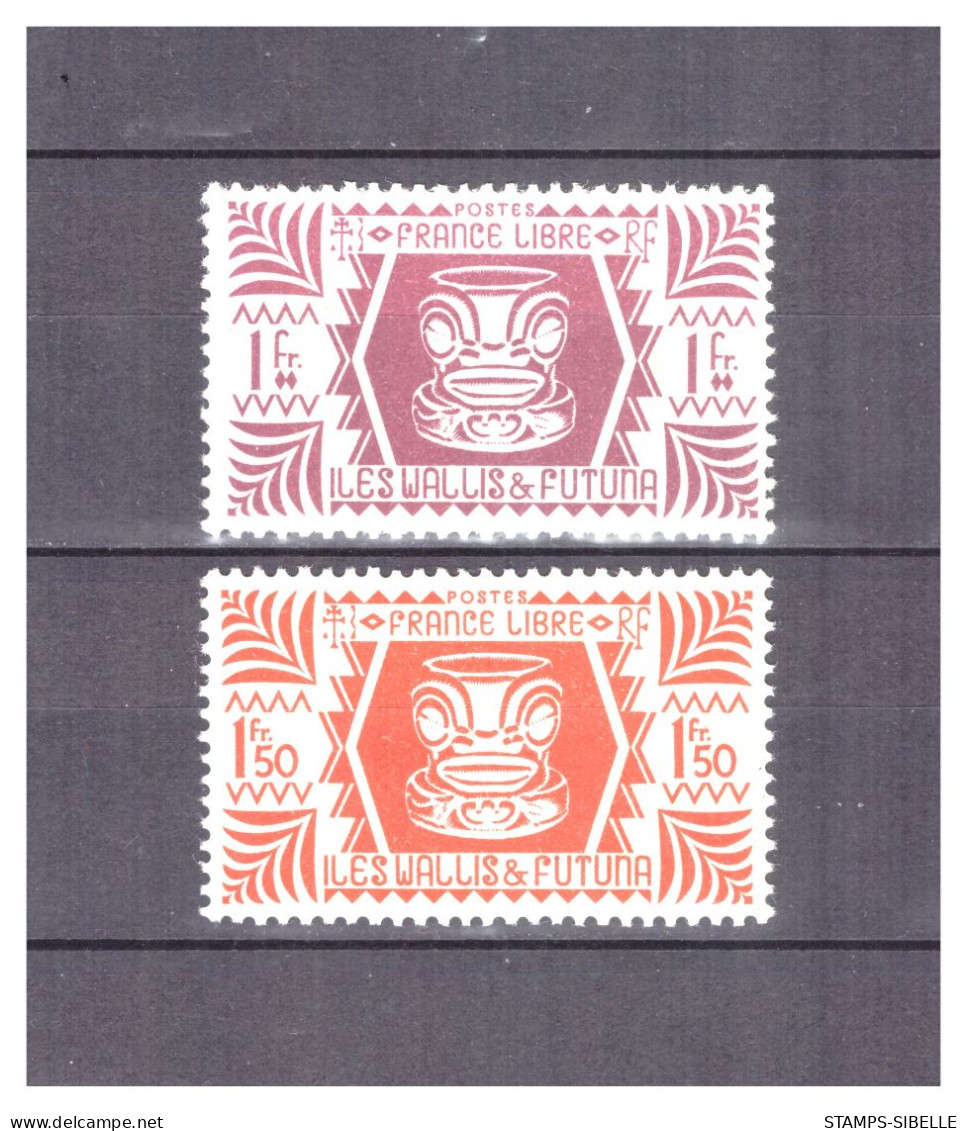 WALLIS  ET  FUTUNA   . N ° 139 / 140  . 2    VALEURS   . NEUVES    * . SUPERBE . - Unused Stamps
