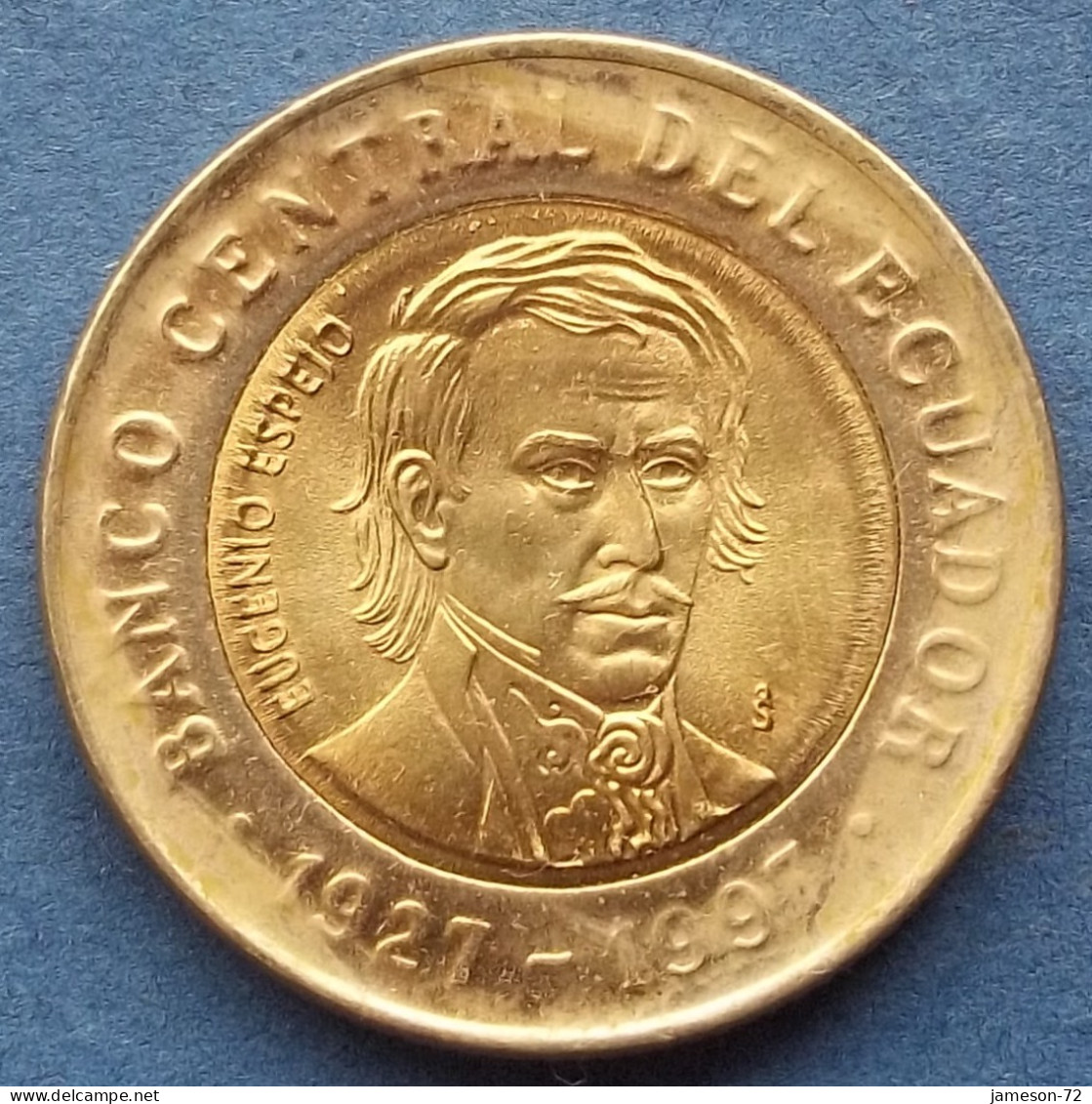 ECUADOR - 1000 Sucres 1997 "Eugenio Espejo" KM# 103 Decimal Coinage (1872-1999) - Edelweiss Coins - Ecuador