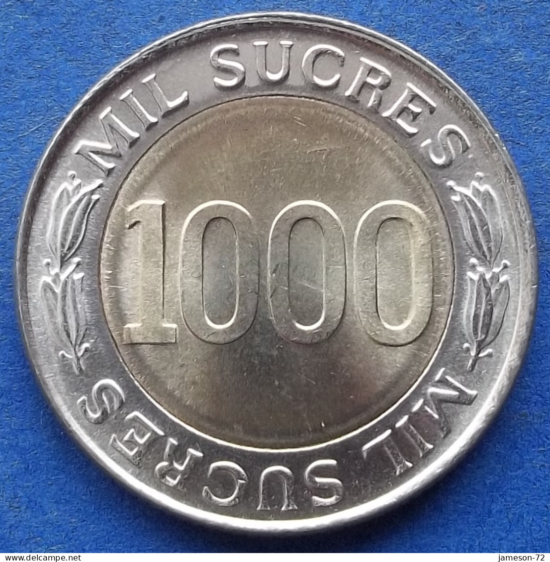 ECUADOR - 1000 Sucres 1997 "Eugenio Espejo" KM# 103 Decimal Coinage (1872-1999) - Edelweiss Coins - Ecuador