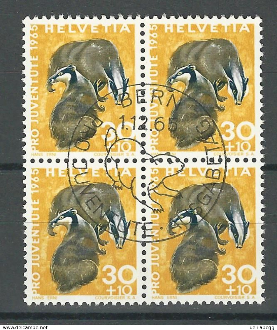 SBK J213, Mi 829 Viererblock O ET - Used Stamps