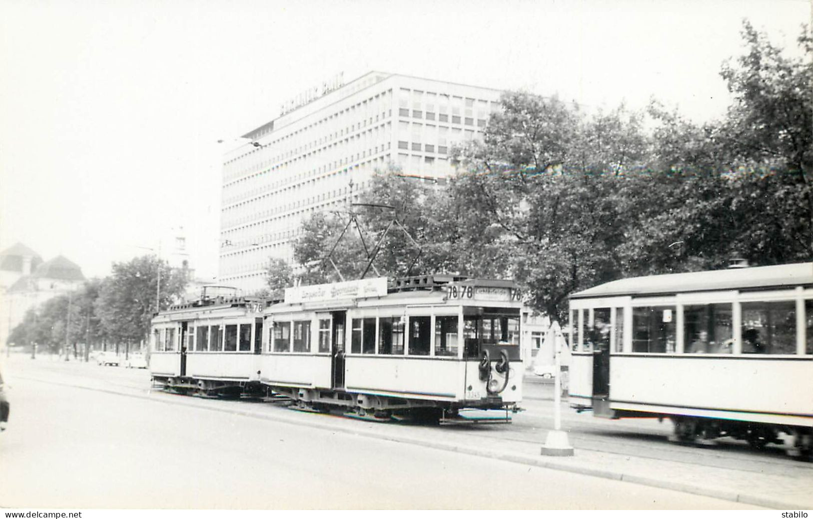 TRAMWAY - ALLEMAGNE - BERLIN LIGNE 78 - Trains