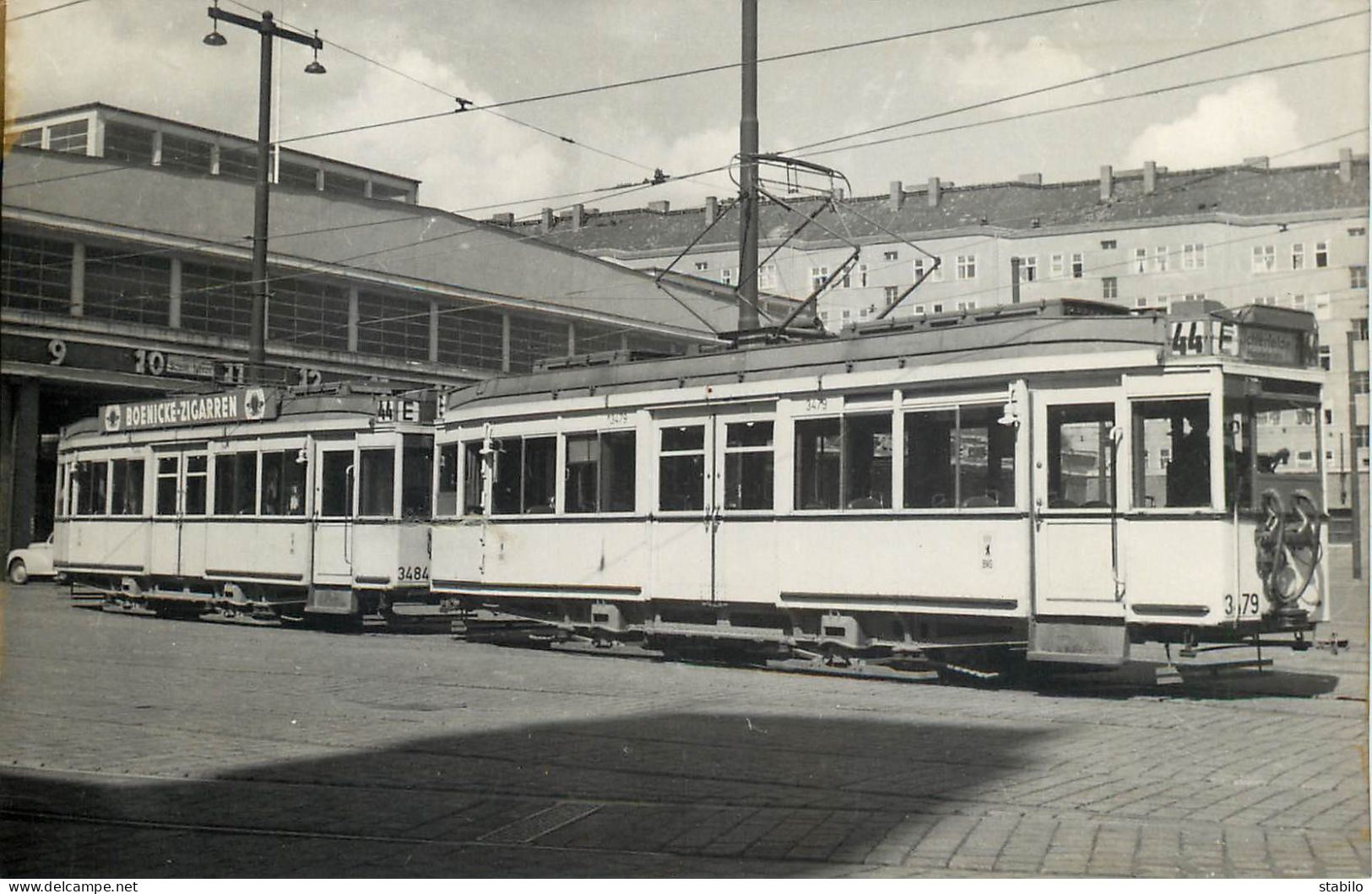 TRAMWAY - ALLEMAGNE - BERLIN MOTRICE 3479 LIGNE 44 E - Treinen