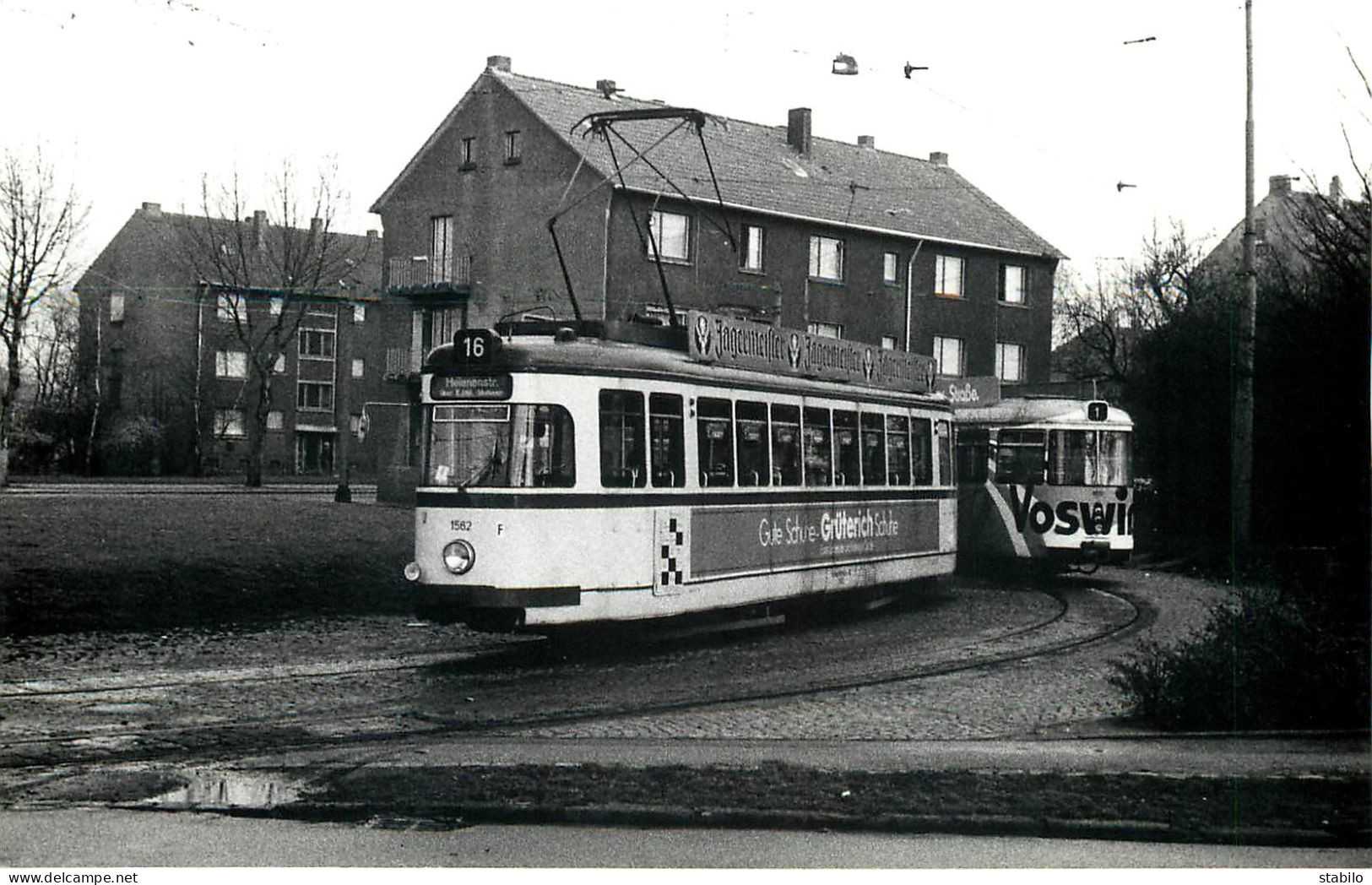 TRAMWAY - ALLEMAGNE - ESSEN TERMINUS ALTE LANDSTRASSE - Treinen