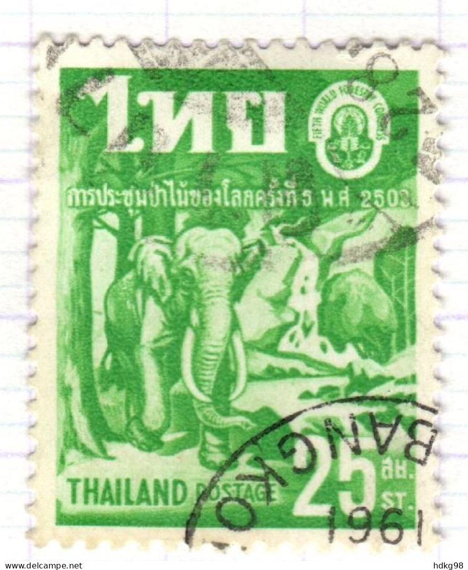 T+ Thailand 1960 Mi 351 Forstkongress - Thaïlande