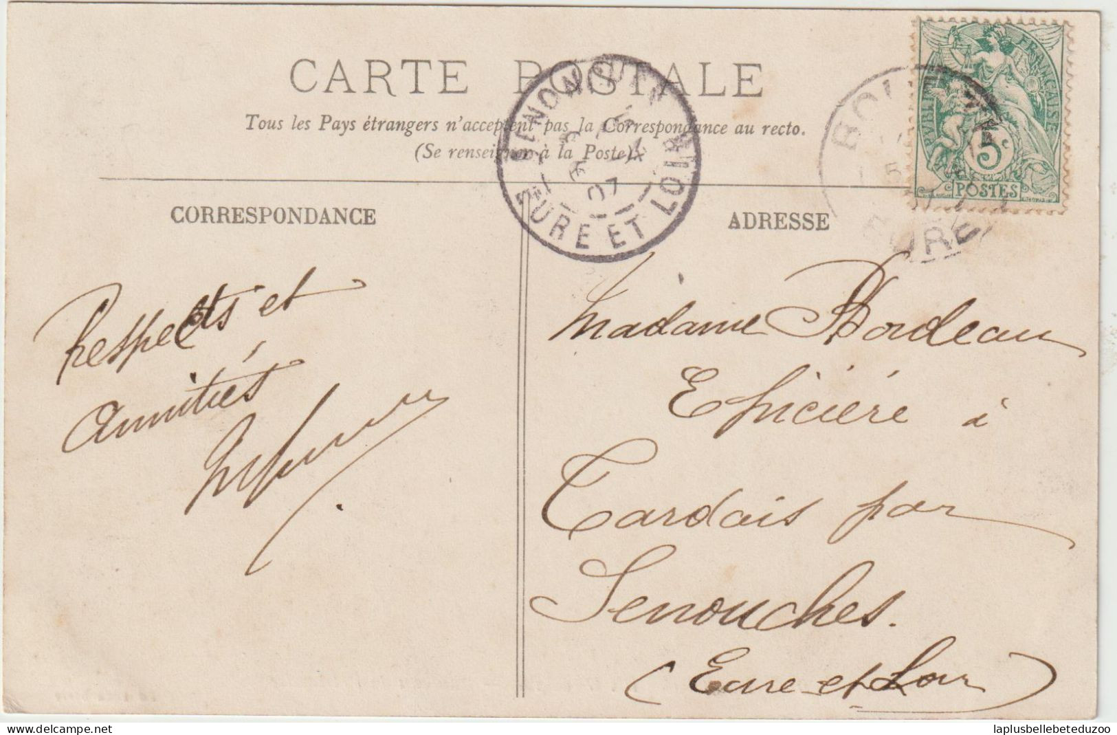 CPA - 27 - BOURTH Environs - Château De PETITEVILLE - 1907 - Pas Courant - Autres & Non Classés