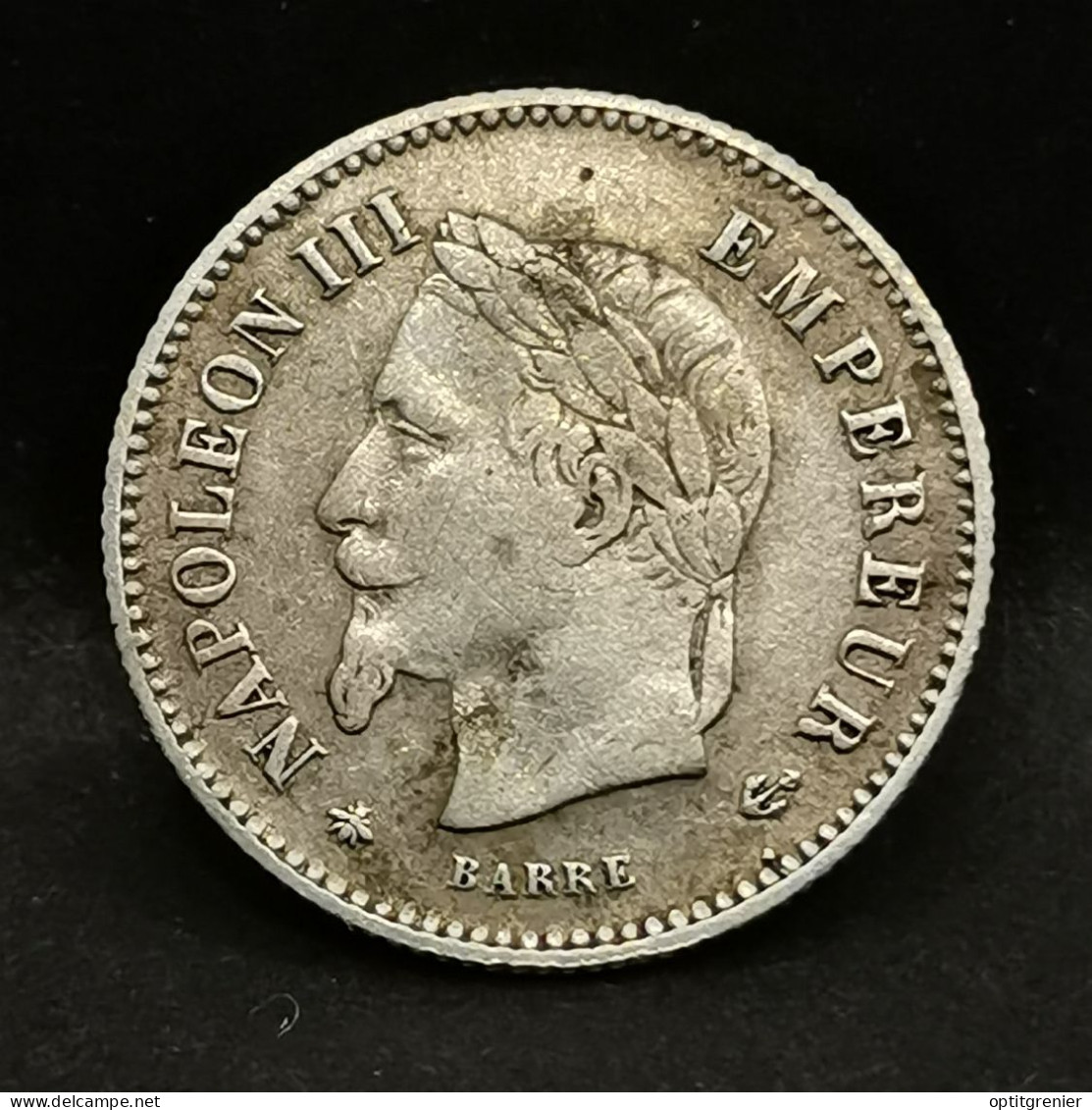 20 CENTIMES ARGENT 1867 A PARIS NAPOLEON III FRANCE / SILVER - 20 Centimes