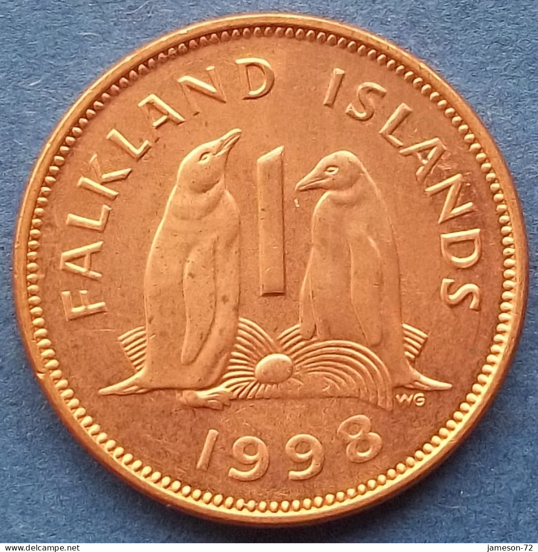 FALKLAND - 1 Penny 1998 "Penguins" KM# 2a British Colony Elizabeth II Decimal Coinage (1971-2022) - Edelweiss Coins - Falklandinseln