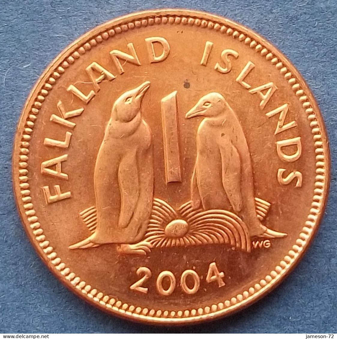 FALKLAND - 1 Penny 2004 "Penguins" KM# 130 British Colony Elizabeth II Decimal Coinage (1971-2022) - Edelweiss Coins - Malvinas