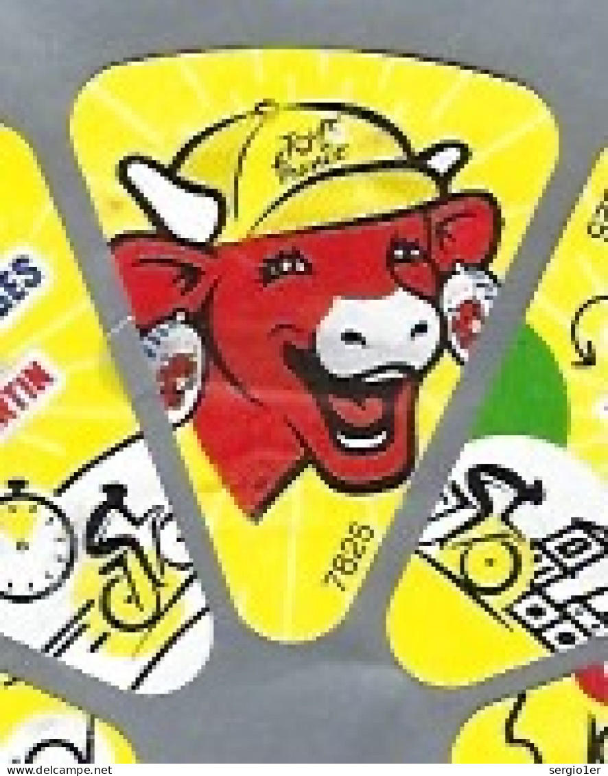 Etiquette Fromage La Vache Qui Rit 8 Portions Les étapes Tour De France Vélo  N°7825 - Käse