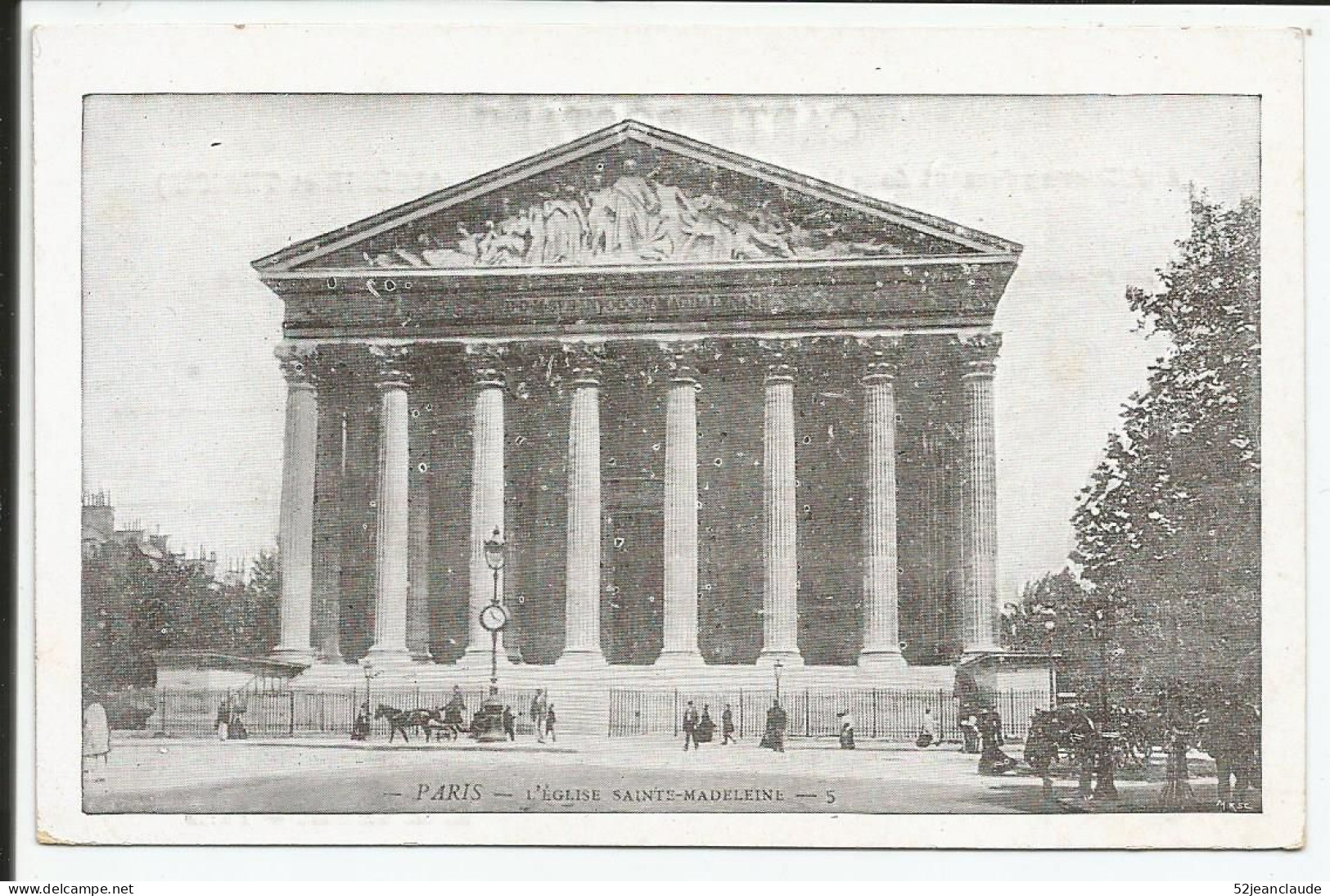 Paris L'Eglise Sainte Madeleine  1930-40    N° 5 - Arrondissement: 08