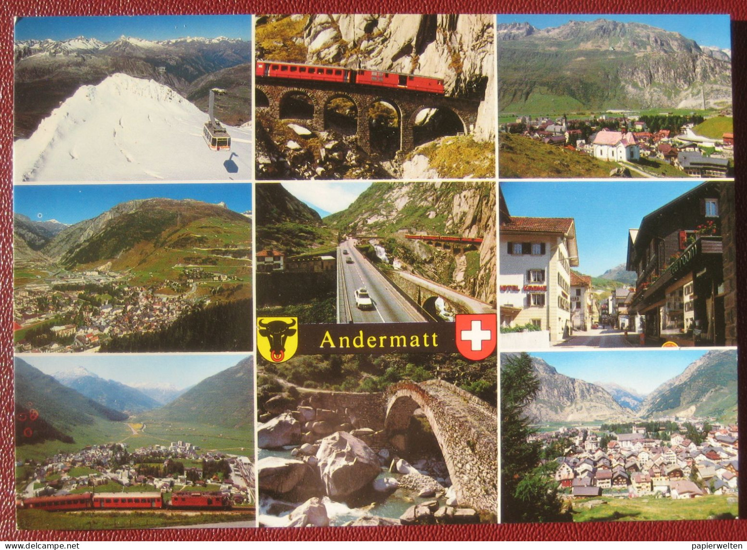 Andermatt (UR) - Mehrbildkarte - Andermatt