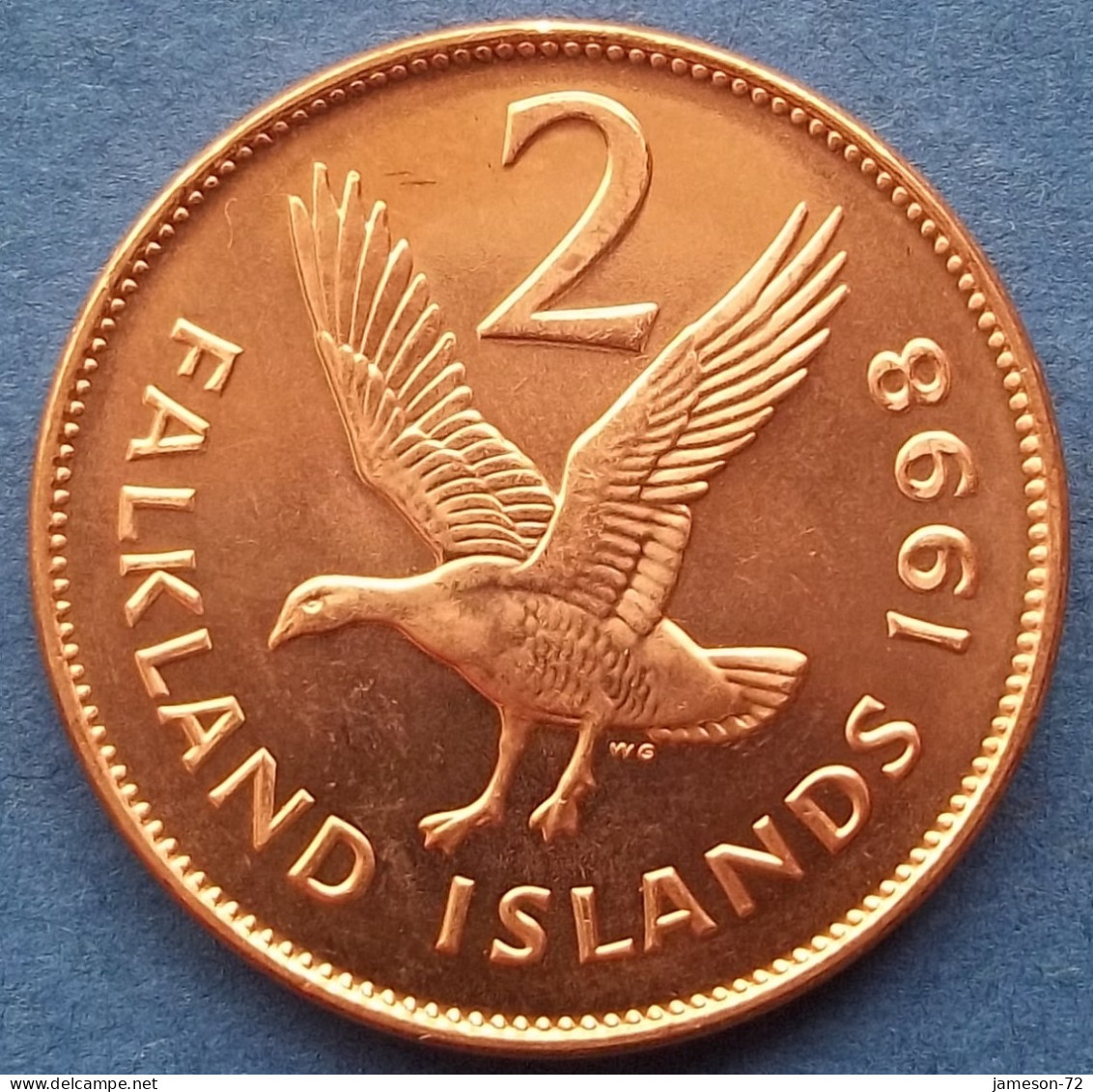 FALKLAND - 2 Pence 1998 "Upland Goose" KM# 3a British Colony Elizabeth II Decimal Coinage (1971-2022) - Edelweiss Coins - Falkland Islands