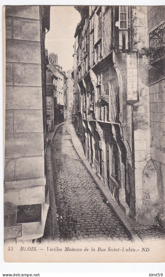 Blois - Vieilles Maisons De La Rue Saint-Lubin - Blois