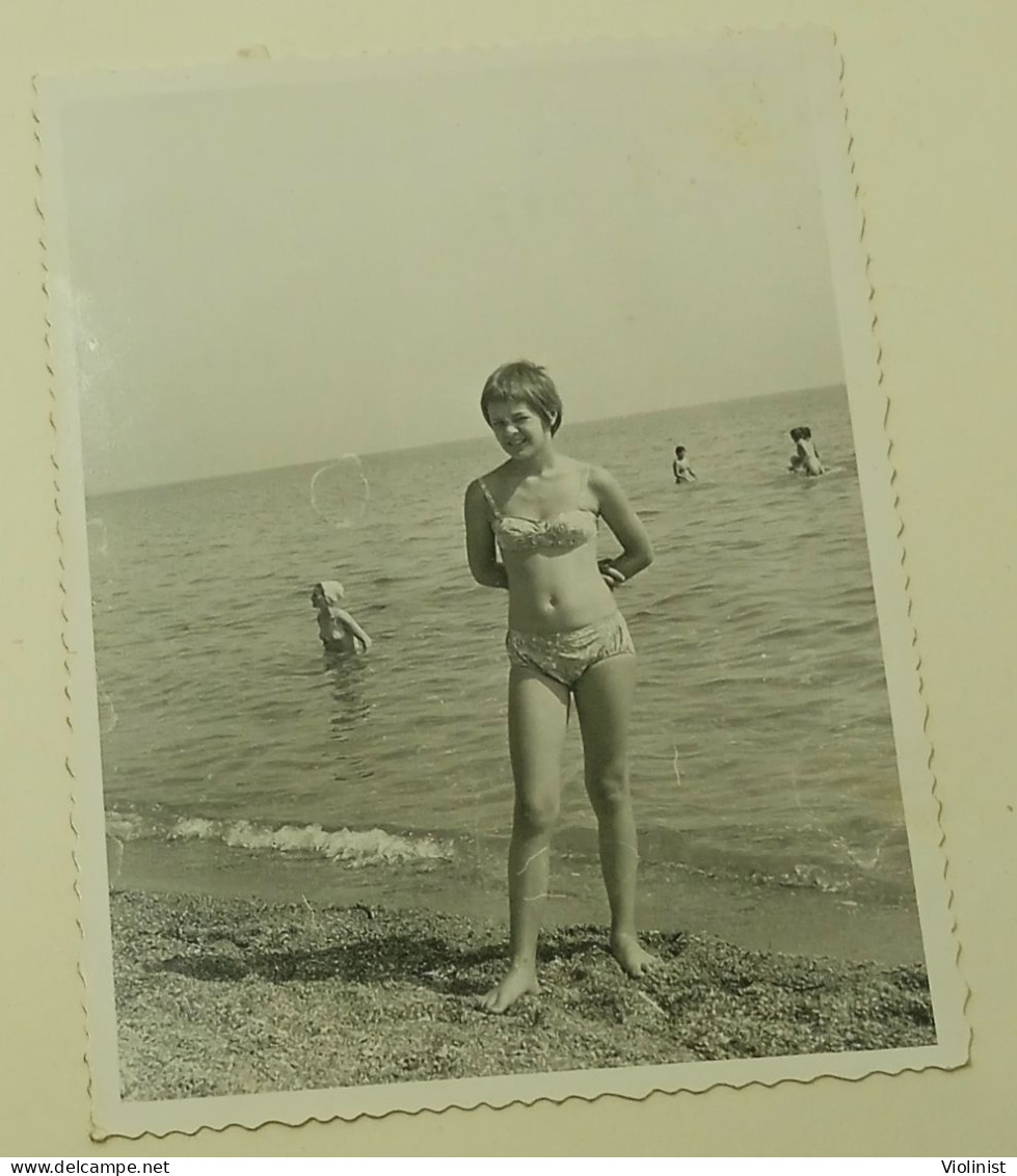 A Young Girl On The Seashore - Anonymous Persons