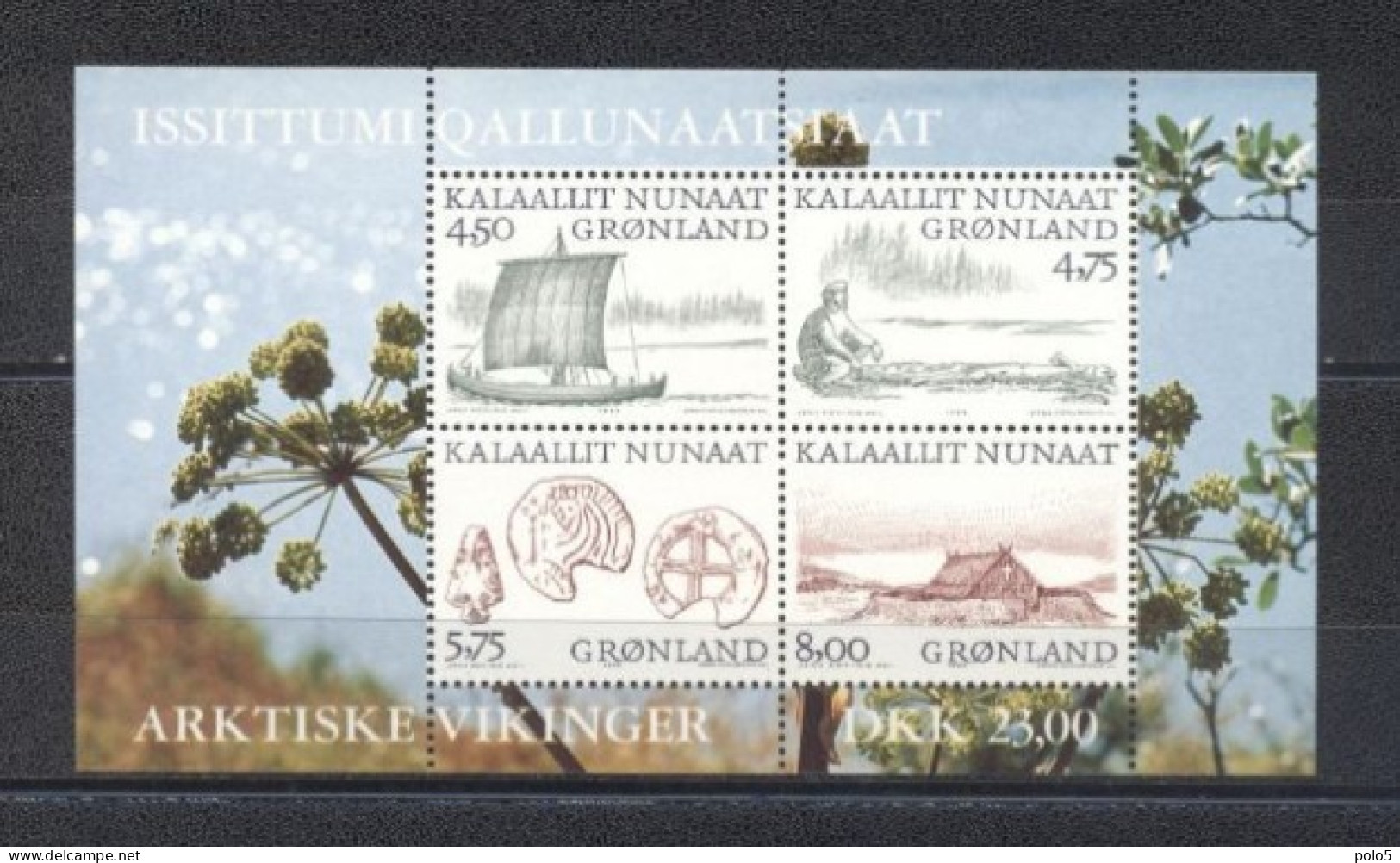 Groenland 1999- Arctic Vikings M/Sheet - Unused Stamps