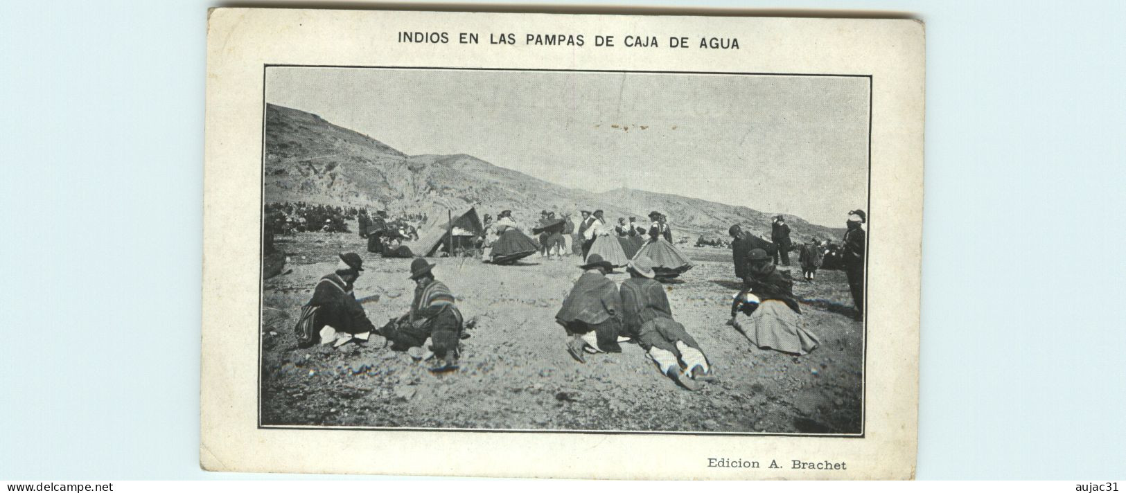 Bolivie - Bolivia - Indios En Las Pampas De Caja De Agua - état - Bolivia