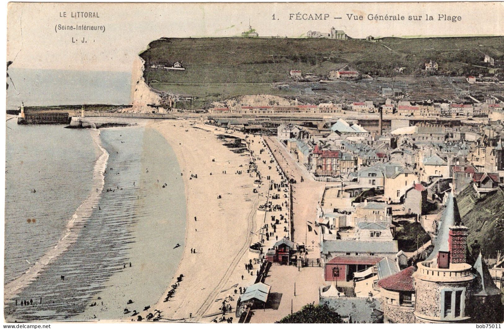 FECAMP , Vue Générale Sur La Plage - Fécamp