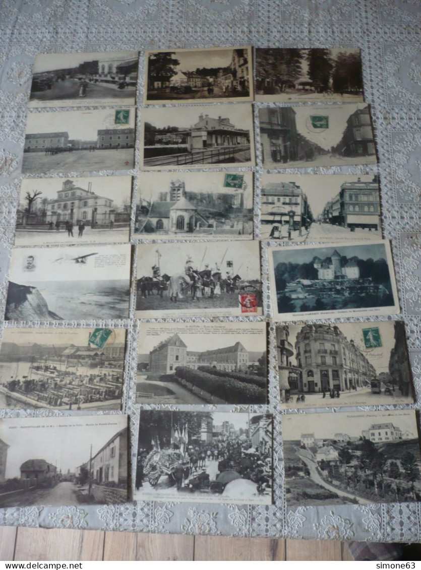 Lot De 50 Cartes Postales- Diverses - Différentes - Circulées Ou Non - 5 - 99 Cartes