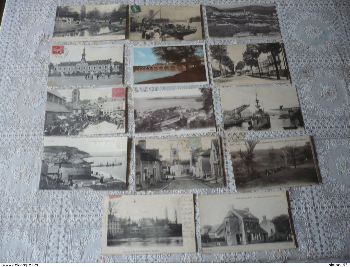 Lot De 50 Cartes Postales- Diverses - Différentes - Circulées Ou Non - 5 - 99 Cartes