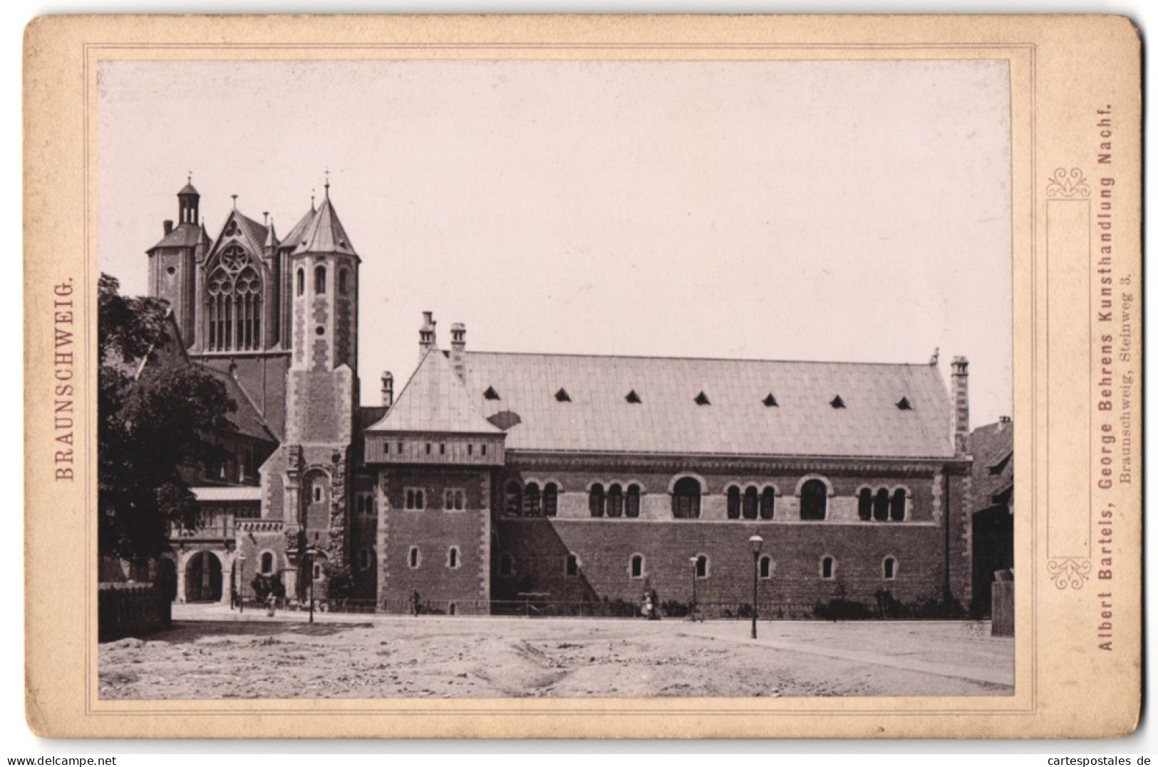 Fotografie Albert Bartels, Braunschweig, Ansicht Braunschweig, Blick Auf Die Burg Dankwarderode  - Places