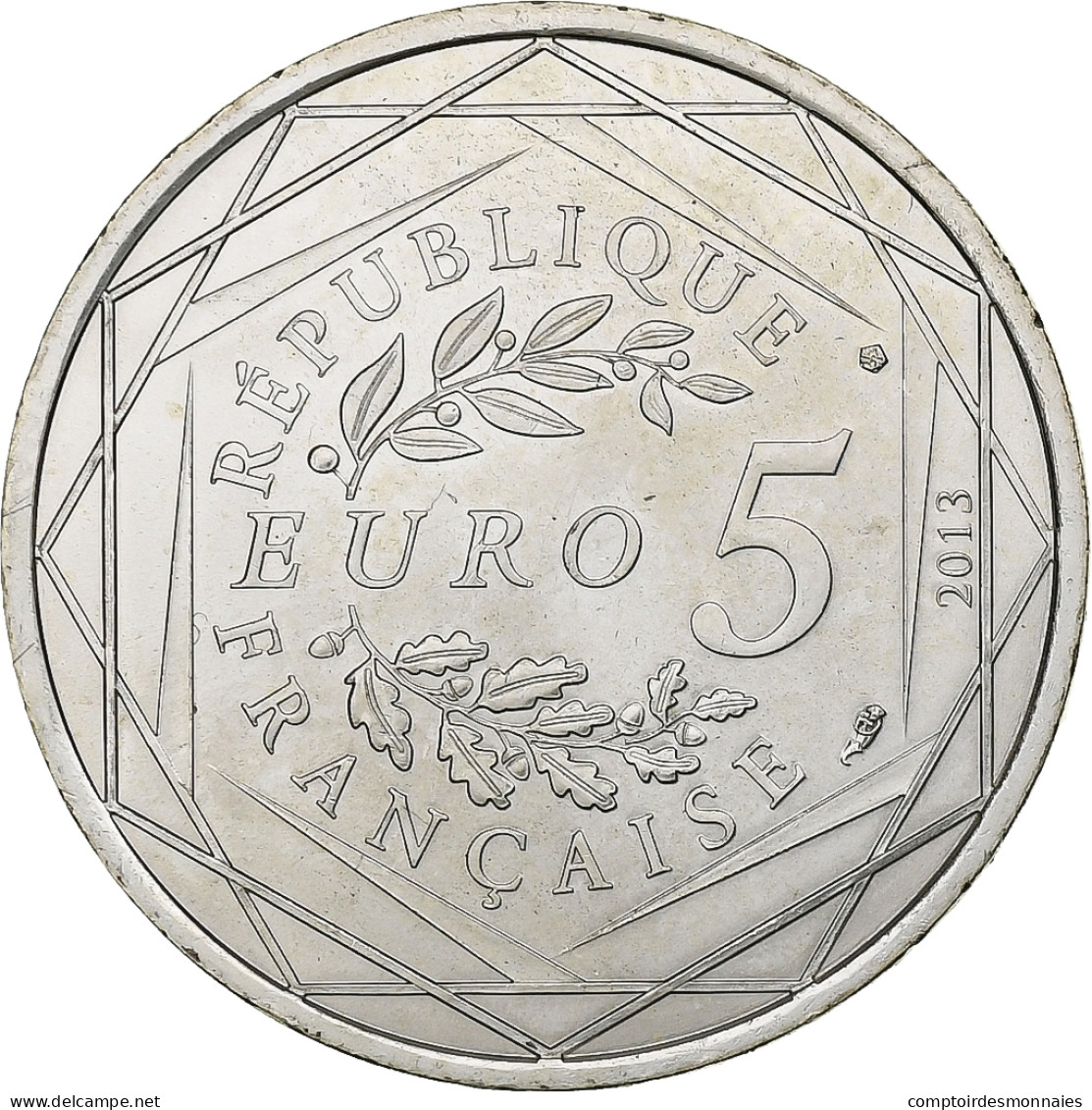 France, 5 Euros, Fraternité, 2013, SUP, Argent, Gadoury:EU647 - France