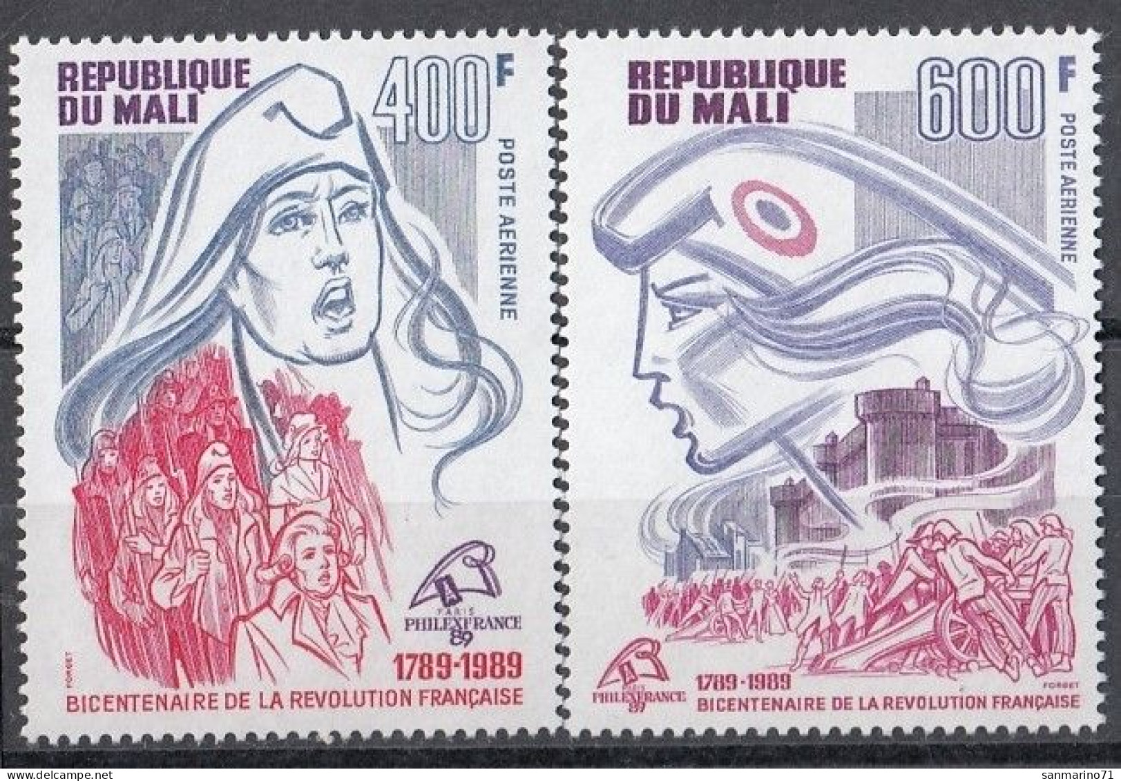 MALI 1125-1126,unused - French Revolution