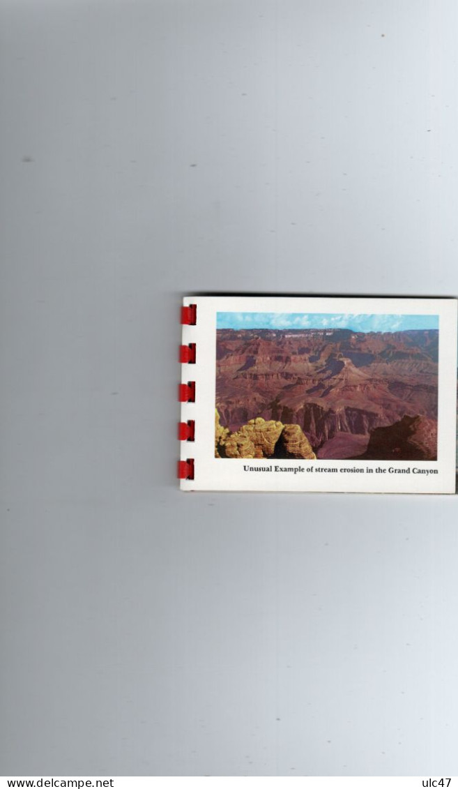 - Grand Canyon  NATIONAL PARK - Carnet de 10 petites photos  - MIKE ROBERTS., BERKELEY.- toutes scannées -