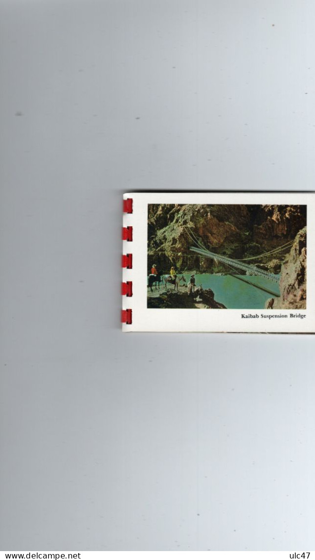 - Grand Canyon  NATIONAL PARK - Carnet de 10 petites photos  - MIKE ROBERTS., BERKELEY.- toutes scannées -