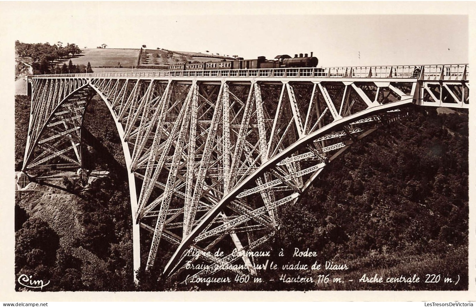 FRANCE - Rodez - Ligne De Carmaux - Train Passant Sur Le Viaduc De Viaur - Carte Postale - Rodez