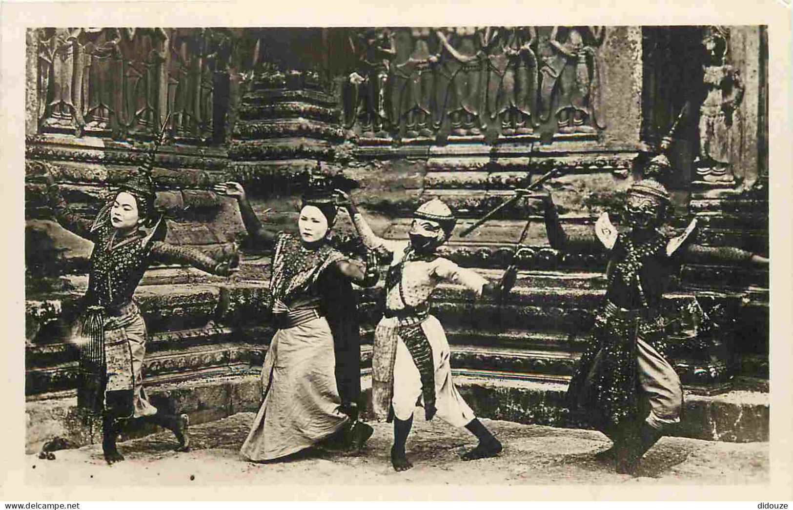 Cambodge - Angkor-Vat - Danseuses Cambodgiennes - Animée - Folklore - Scène Et Types - CPA - Carte Neuve - Voir Scans Re - Cambodia