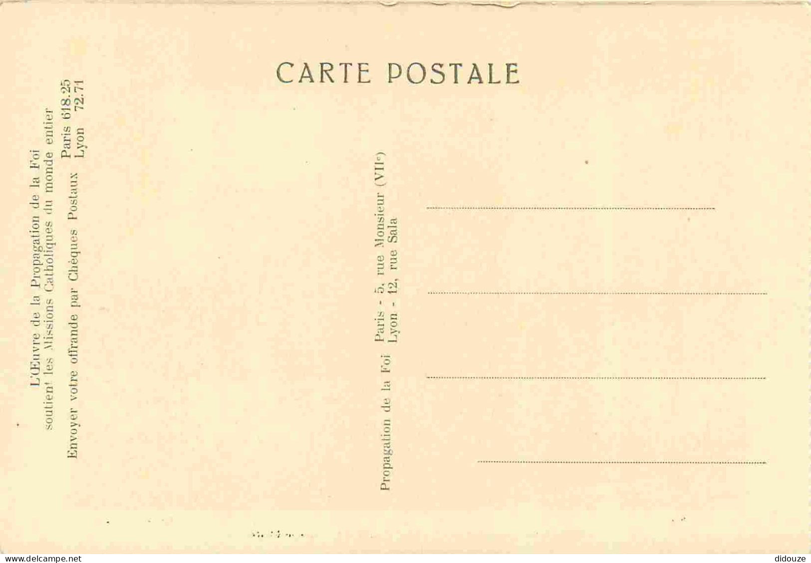 Inde - Ajmer - Le Cadeau Du Missionnaire - Animée - CPA - Carte Provenant D'un Carnet - Voir Scans Recto-Verso - India