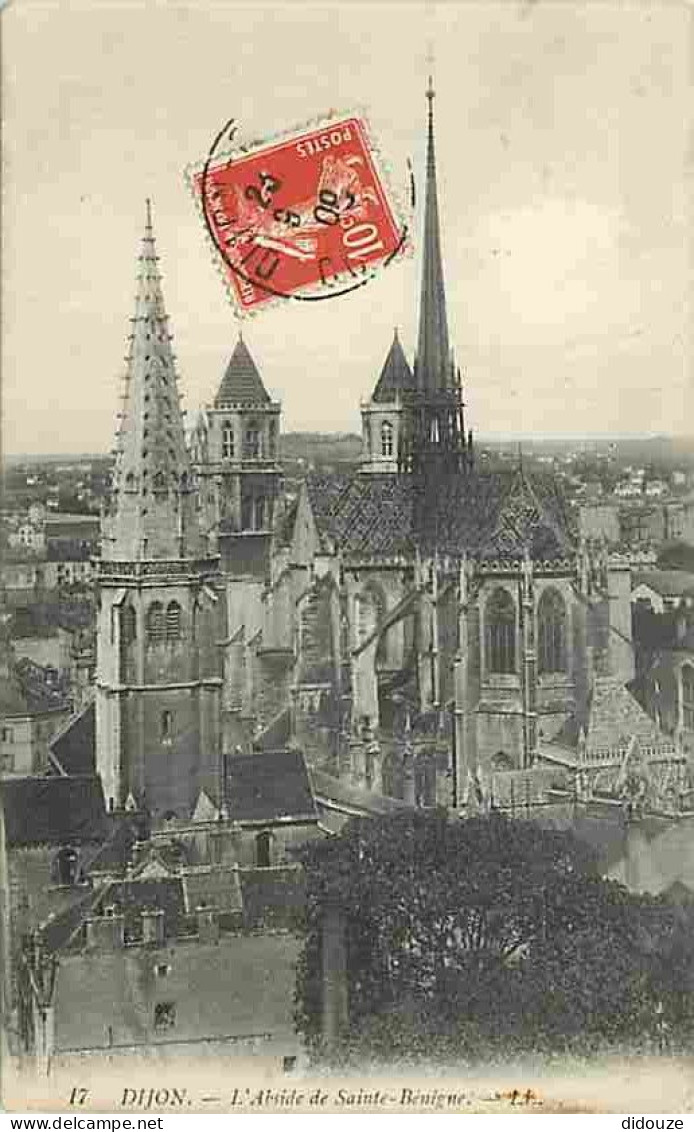 21 - Dijon - L'Abside De Sainte Bénigne - Oblitération Ronde De 1909 - CPA - Voir Scans Recto-Verso - Dijon