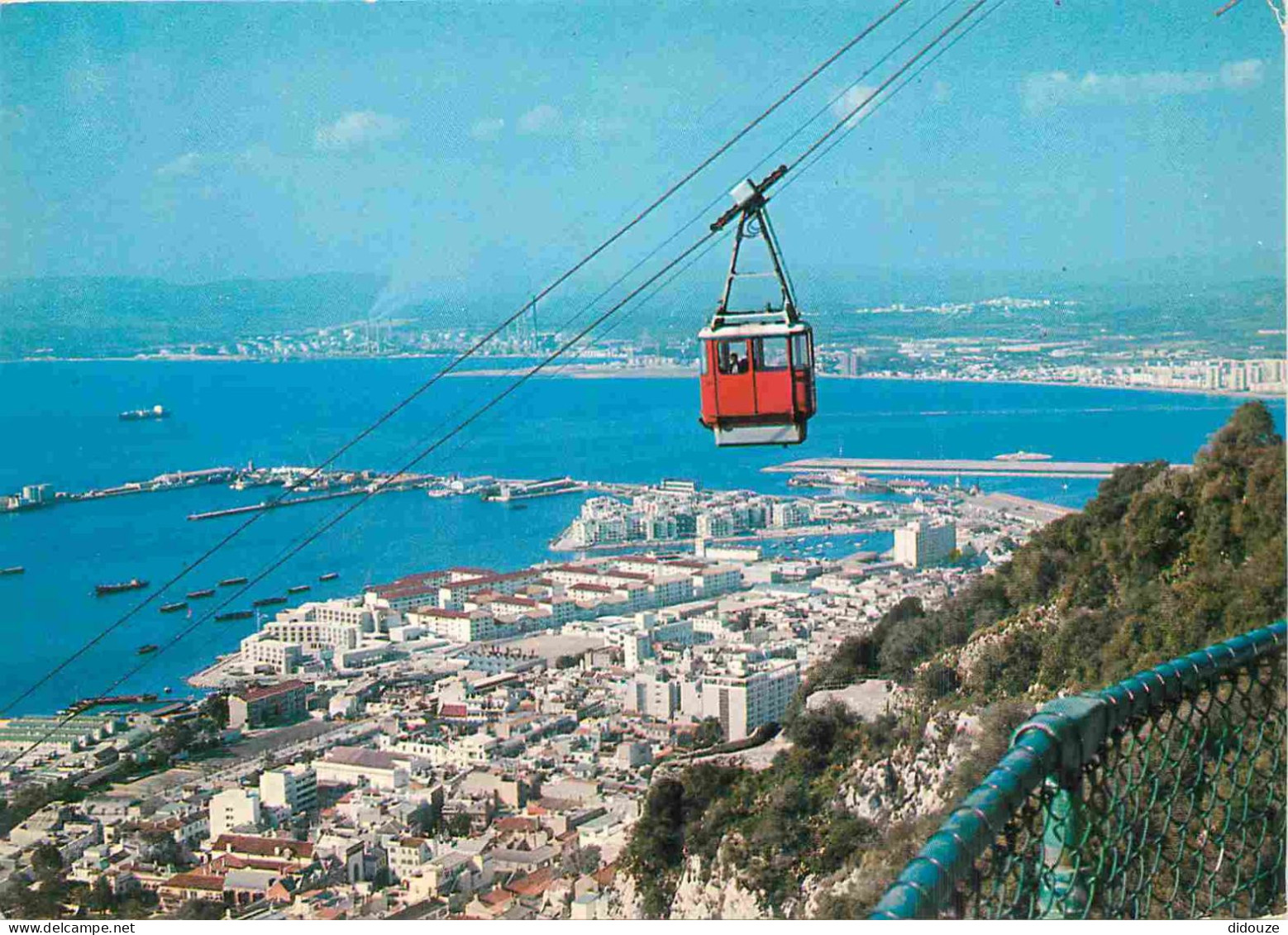 Gibraltar - Vue Aérienne - Téléphérique - Immeubles - Architecture - CPM - Voir Scans Recto-Verso - Gibraltar