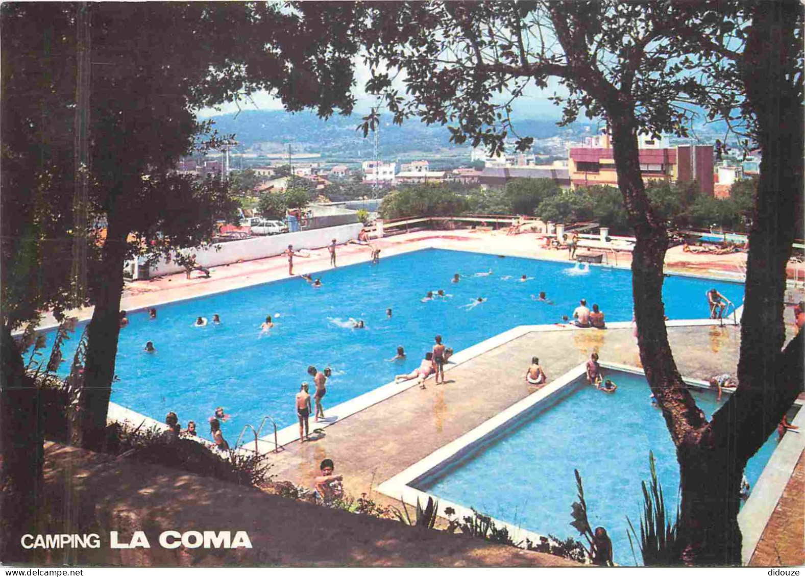 Espagne - Espana - Cataluna - Costa Brava - Palamos - Camping Caravaning La Coma - Piscine - Architecture - CPM - Voir S - Gerona