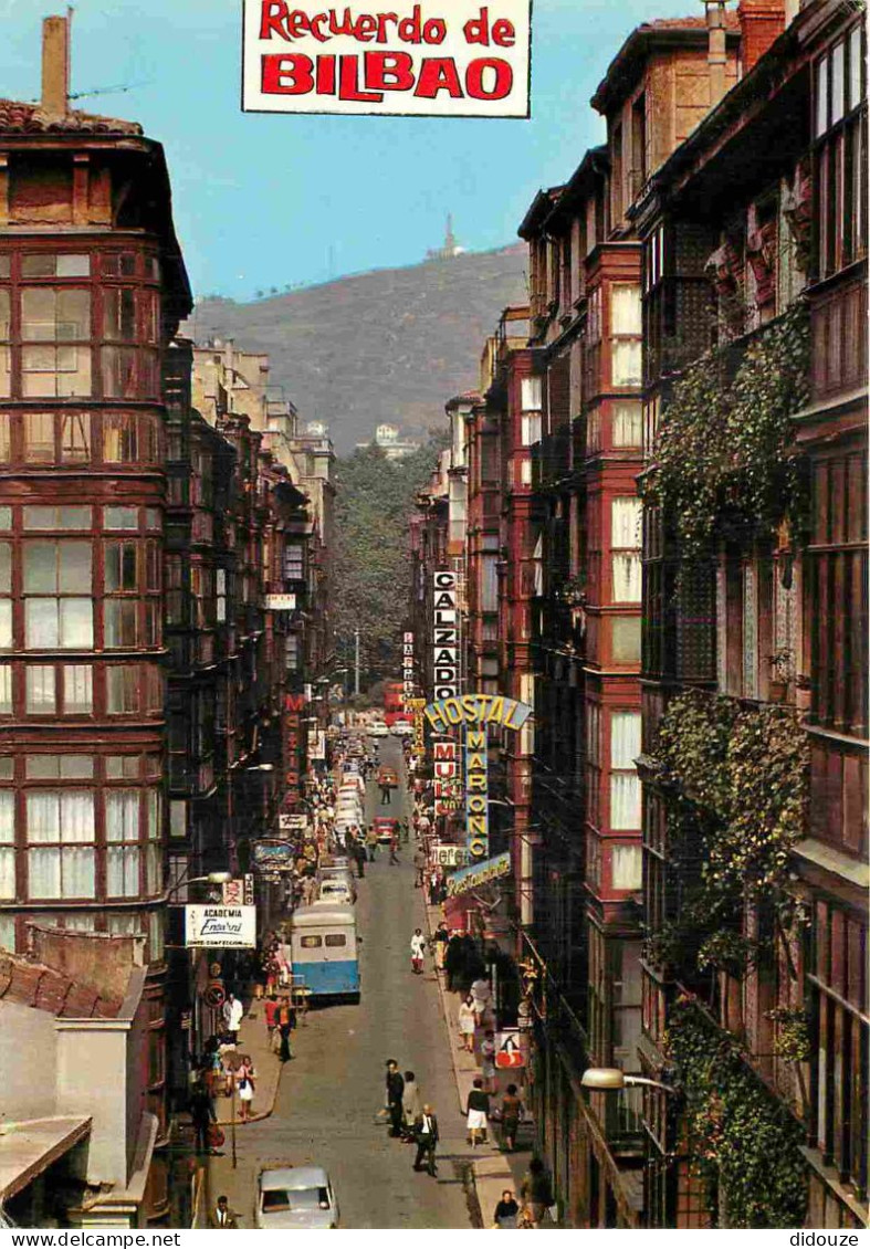 Espagne - Espana - Pais Vasco - Bilbao - Calle Correo - Rue Correo - Automobiles - CPM - Voir Scans Recto-Verso - Altri & Non Classificati