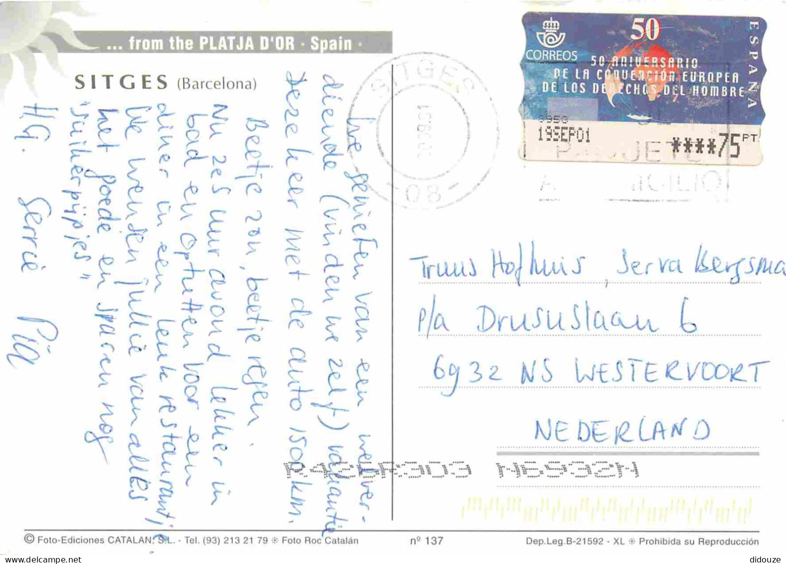 Espagne - Espana - Cataluna - Sitges - Multivues - CPM - Voir Scans Recto-Verso - Barcelona