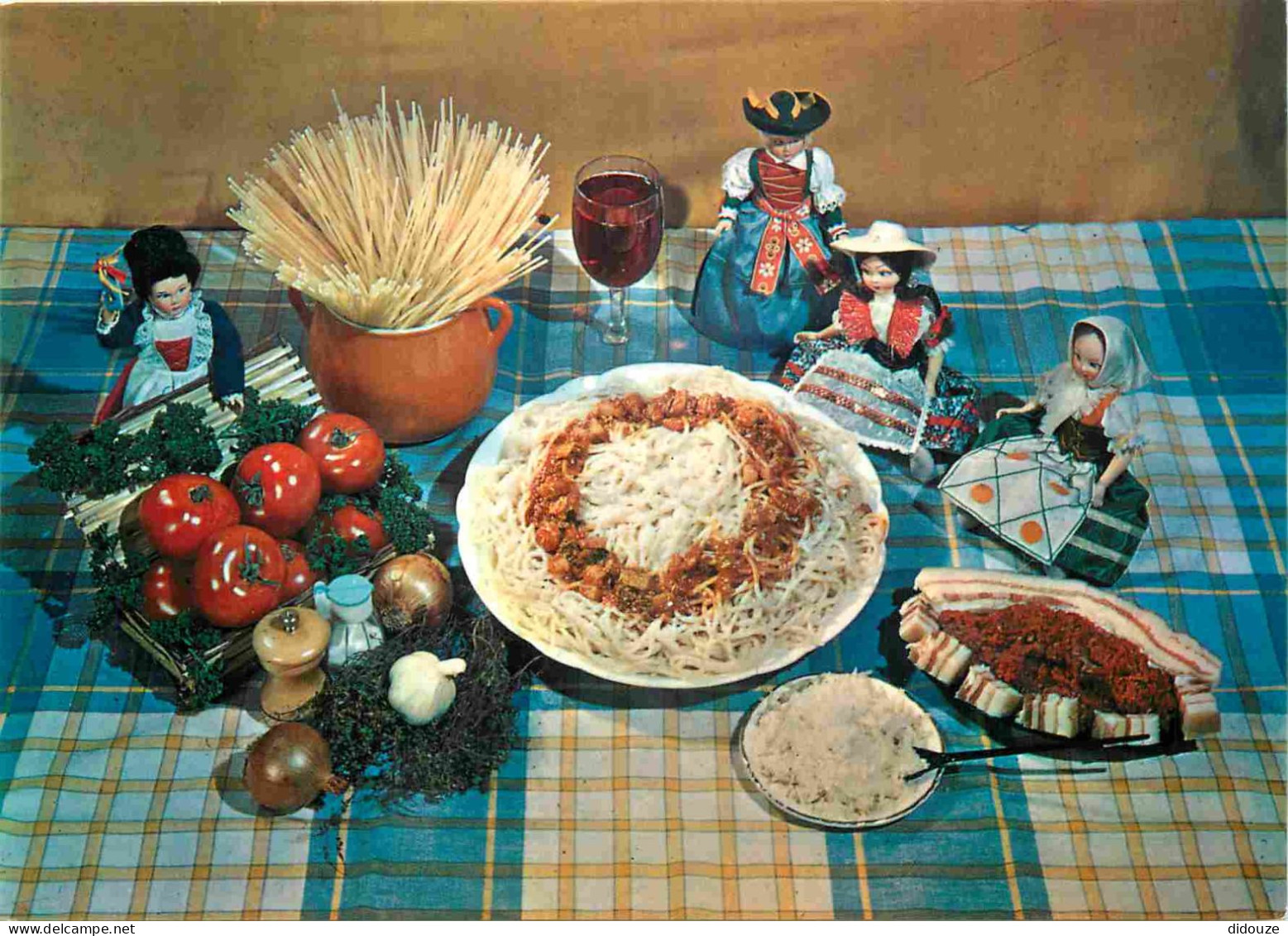 Recettes De Cuisine - Spaghettis - Poupées - Gastronomie - CPM - Voir Scans Recto-Verso - Recipes (cooking)