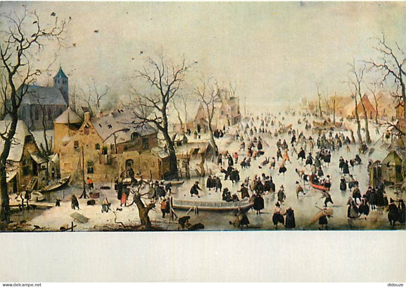 Art - Peinture - Hendrick Avercamp - Winter - Paysage D'hiver - CPM - Voir Scans Recto-Verso - Paintings