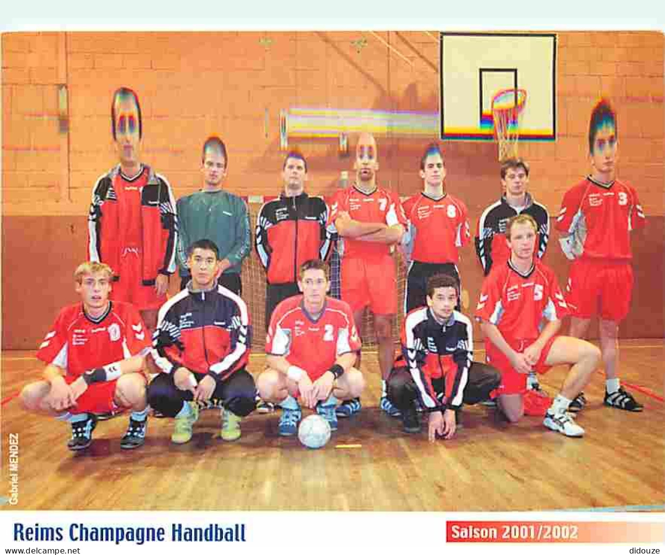 Sports - Handball - Reims - Reims Champagne Handball - Saison 2001 2002 - CPM - Voir Scans Recto-Verso - Handball