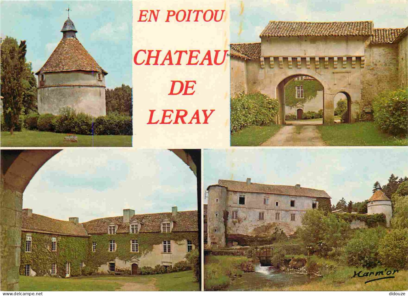 86 - Civray - Château De Leray - Multivues - Pigeonnier - CPM - Voir Scans Recto-Verso - Civray