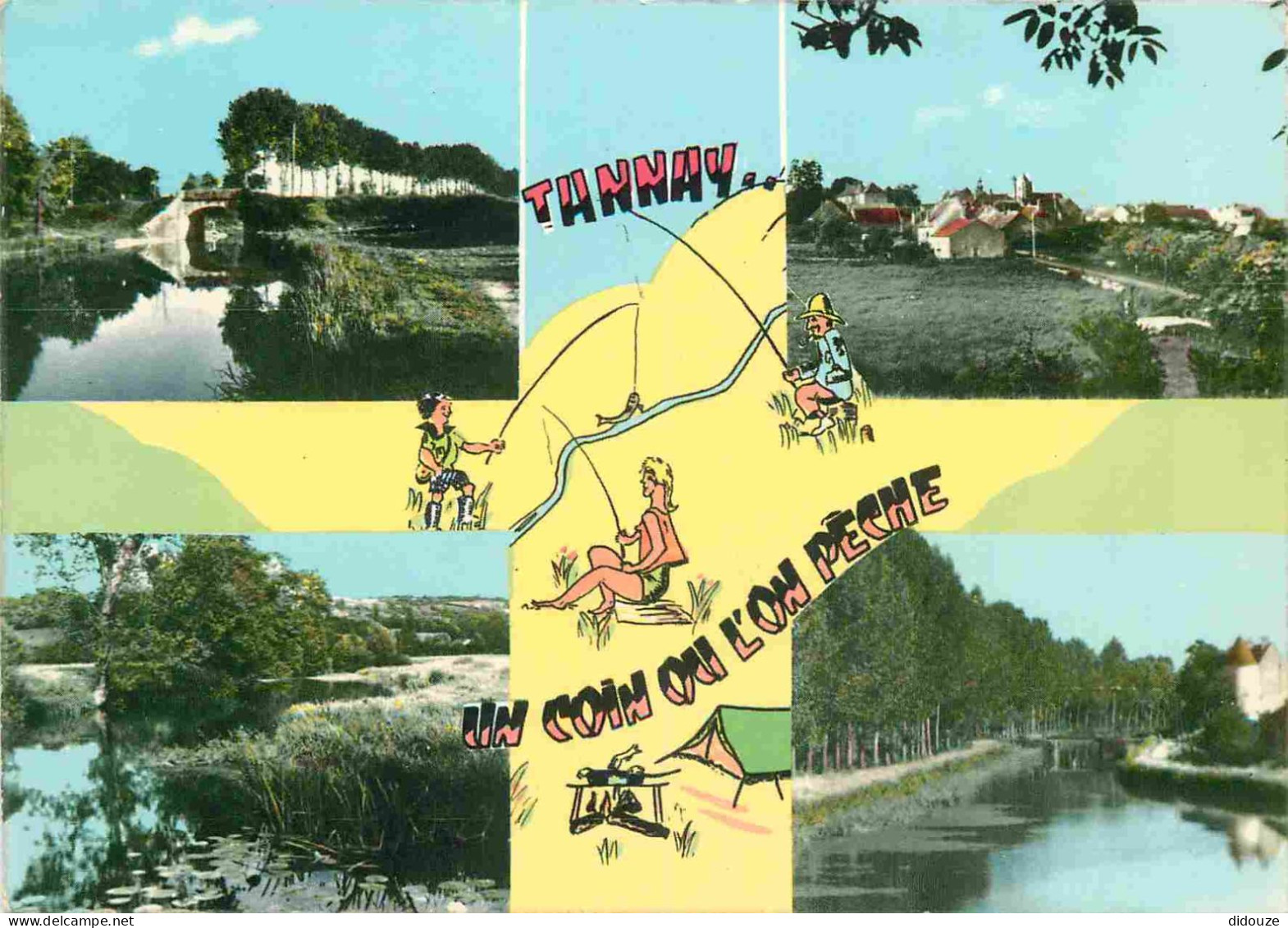 58 - Tannay - Multivues - Illustration - CPSM Grand Format - Voir Scans Recto-Verso - Tannay